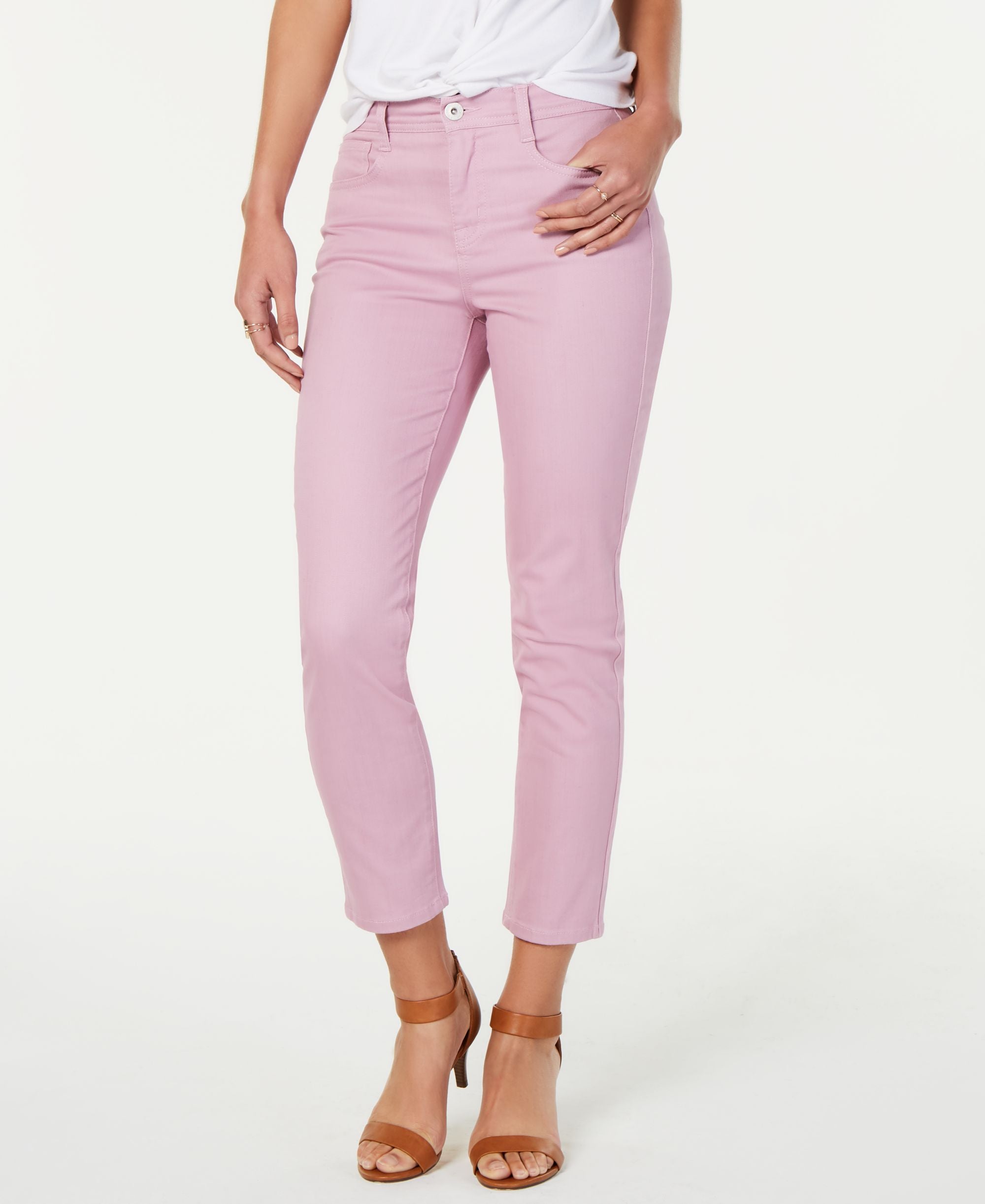 Petite Tummy-Control Slim-Leg  Jeans