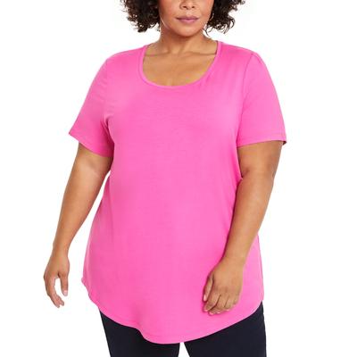 JM Collection Plus Size Short Sleeve Top