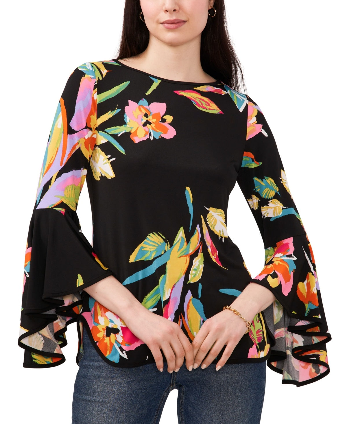 Women's Bell-Sleeve Top