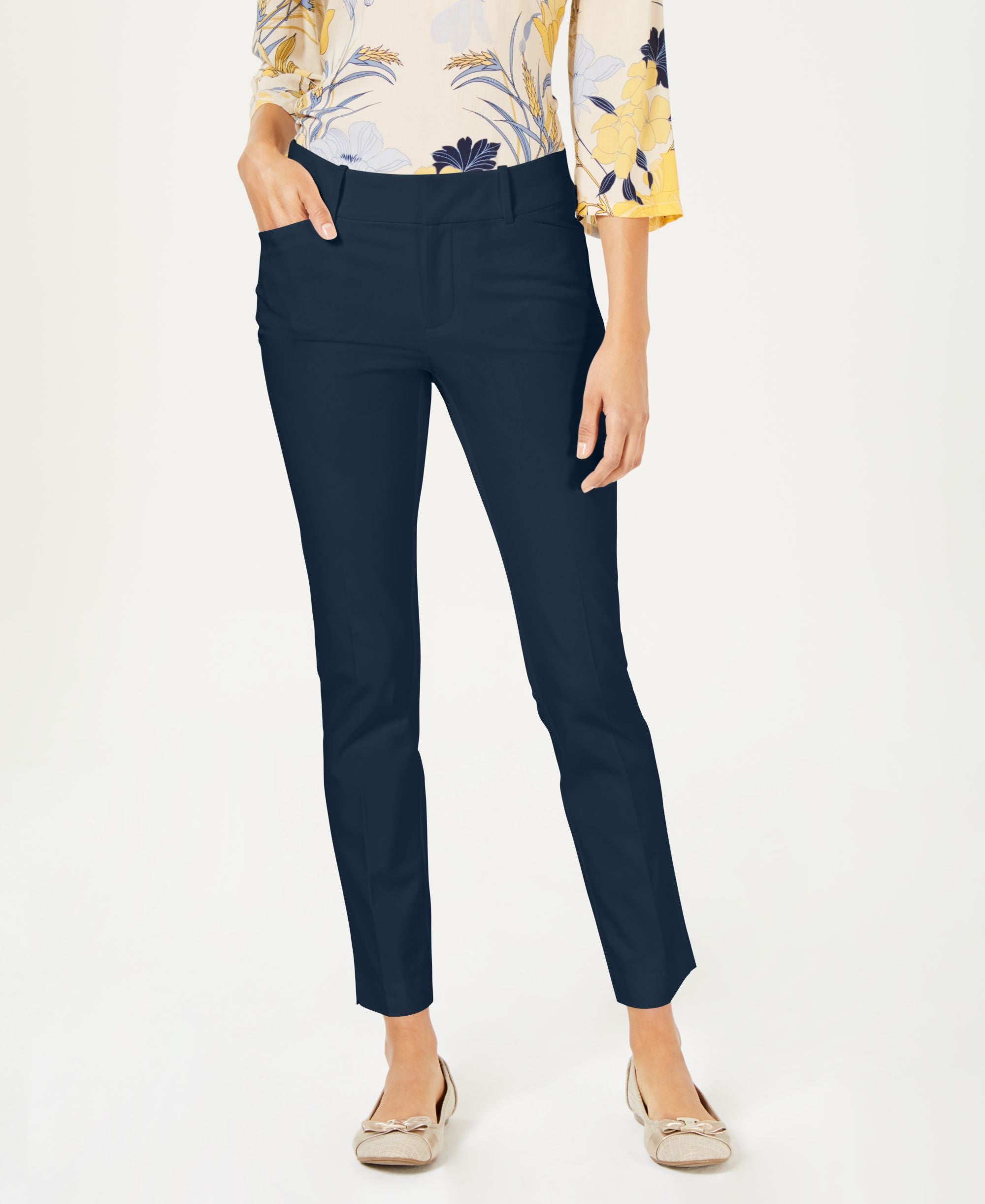Newport Tummy-Control Slim-Fit Pants