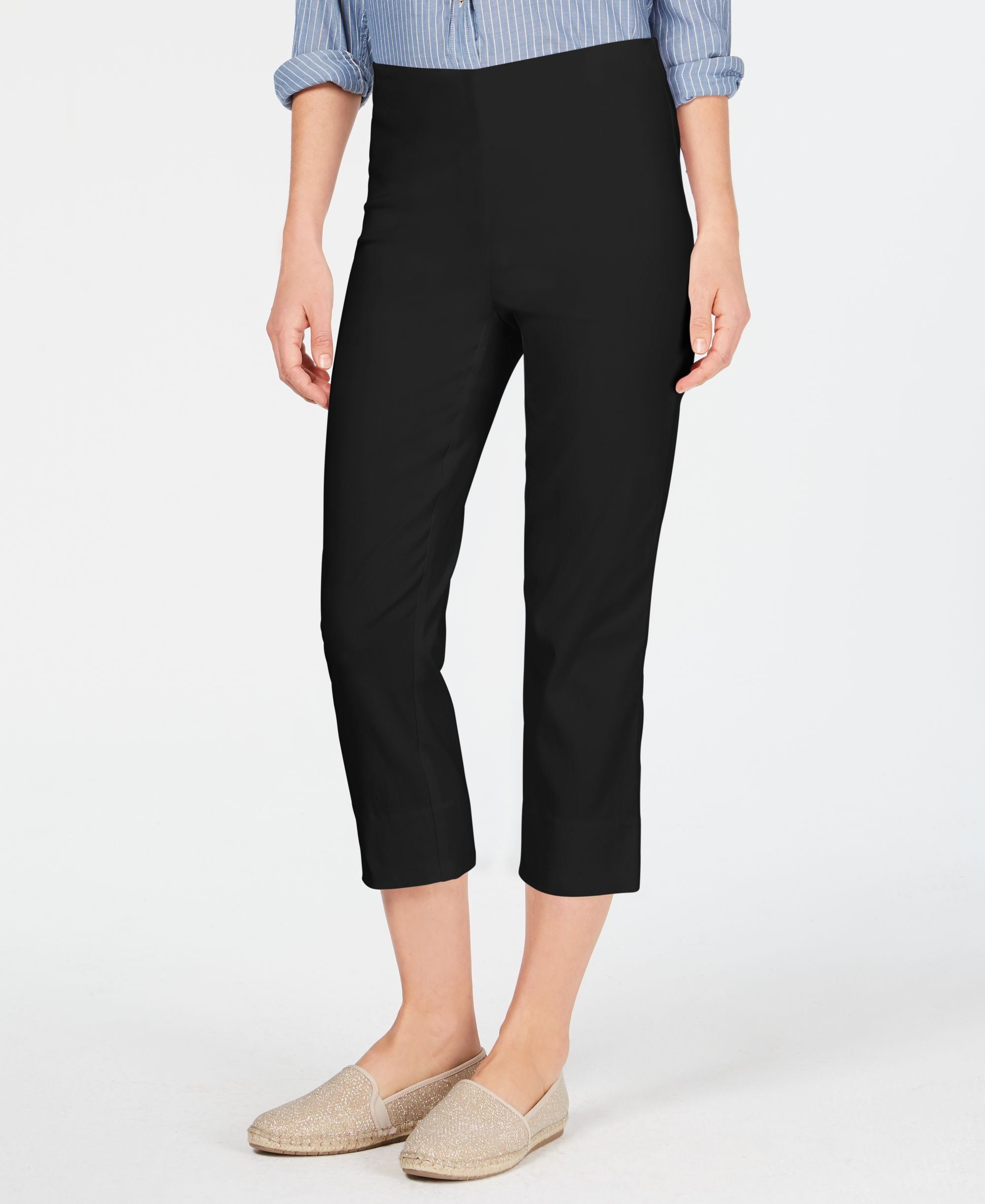 Petite Pull-On Capri Pants