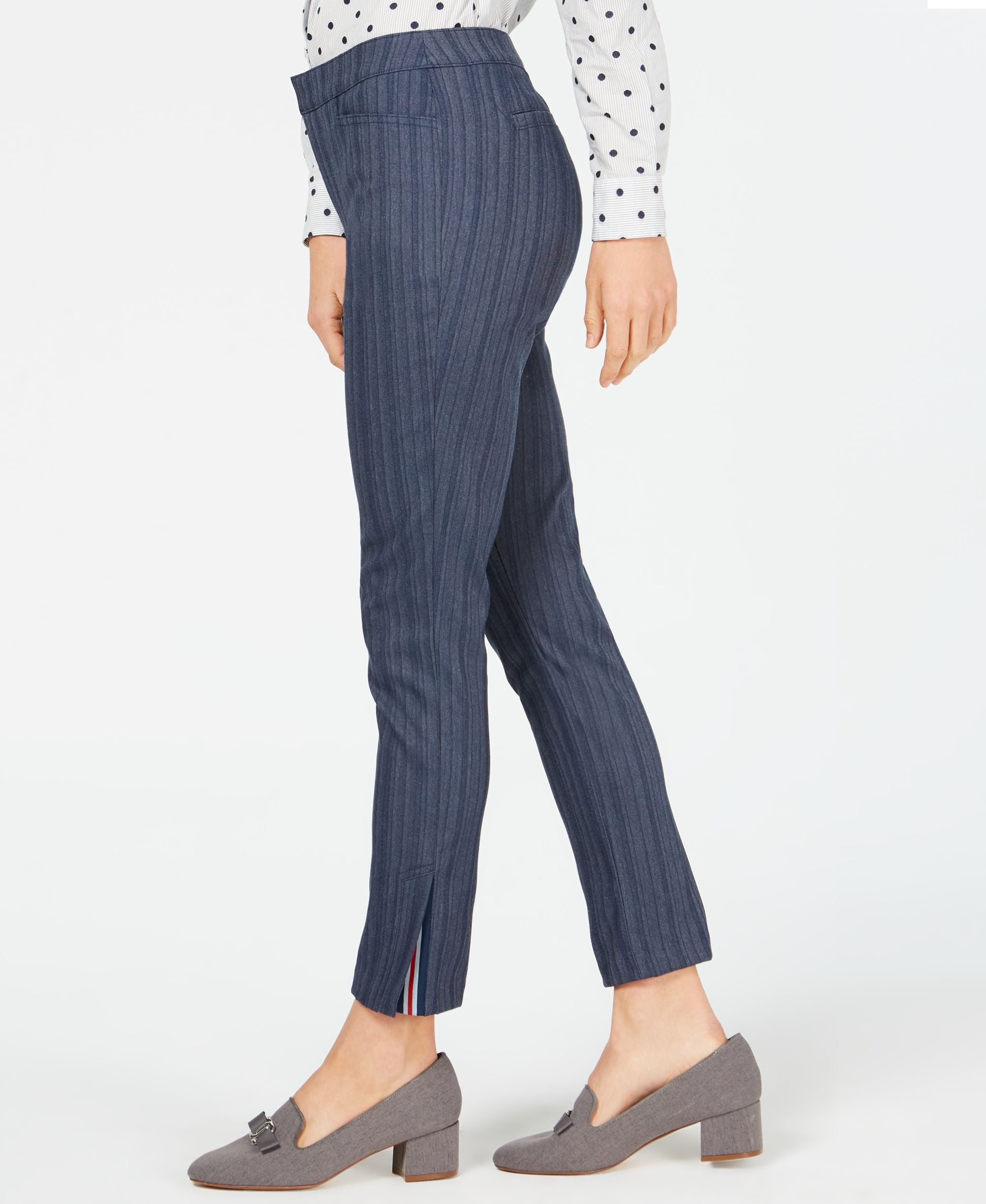 Charter Club Side Vent Straight Leg Pants