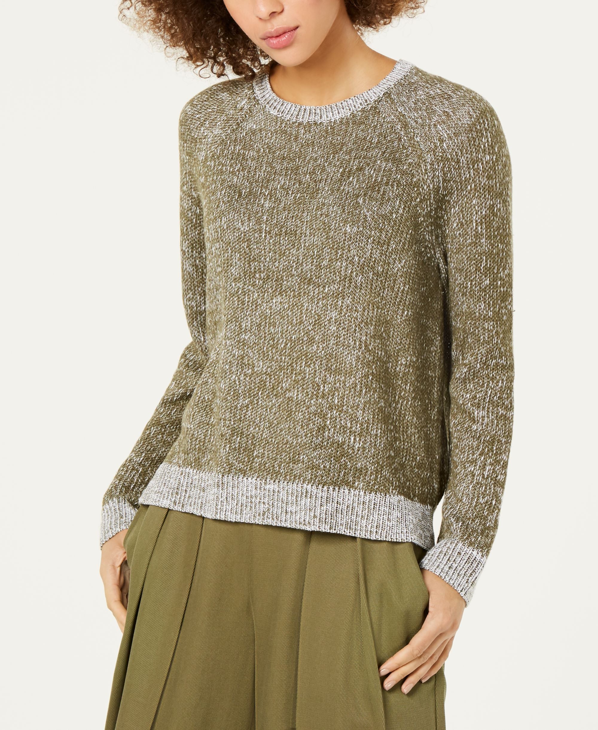 Eileen Fisher Organic Linen Cotton Crewneck Sweater