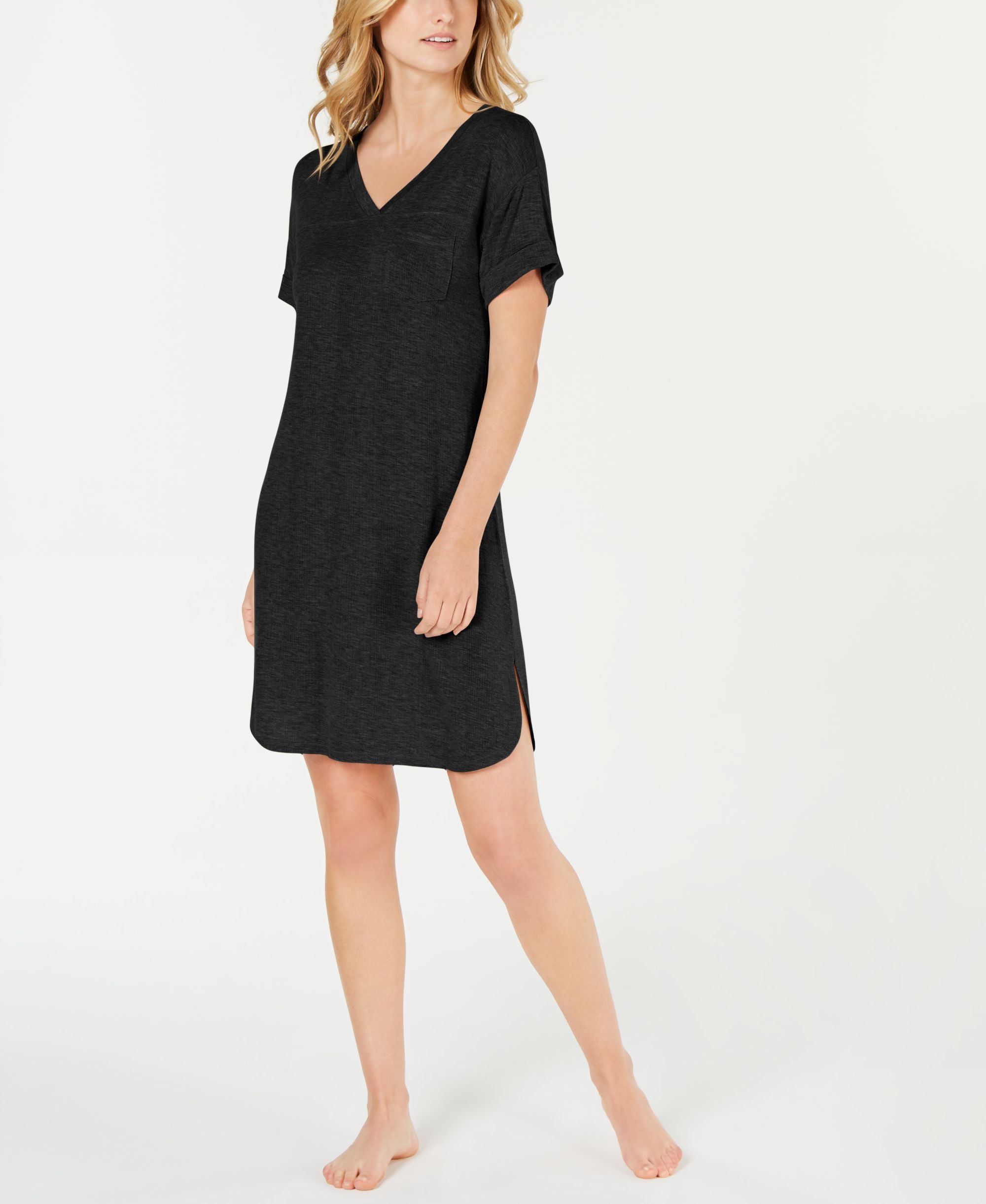 Alfani Ultra Soft Ribbed Sleepshirt Nightgown