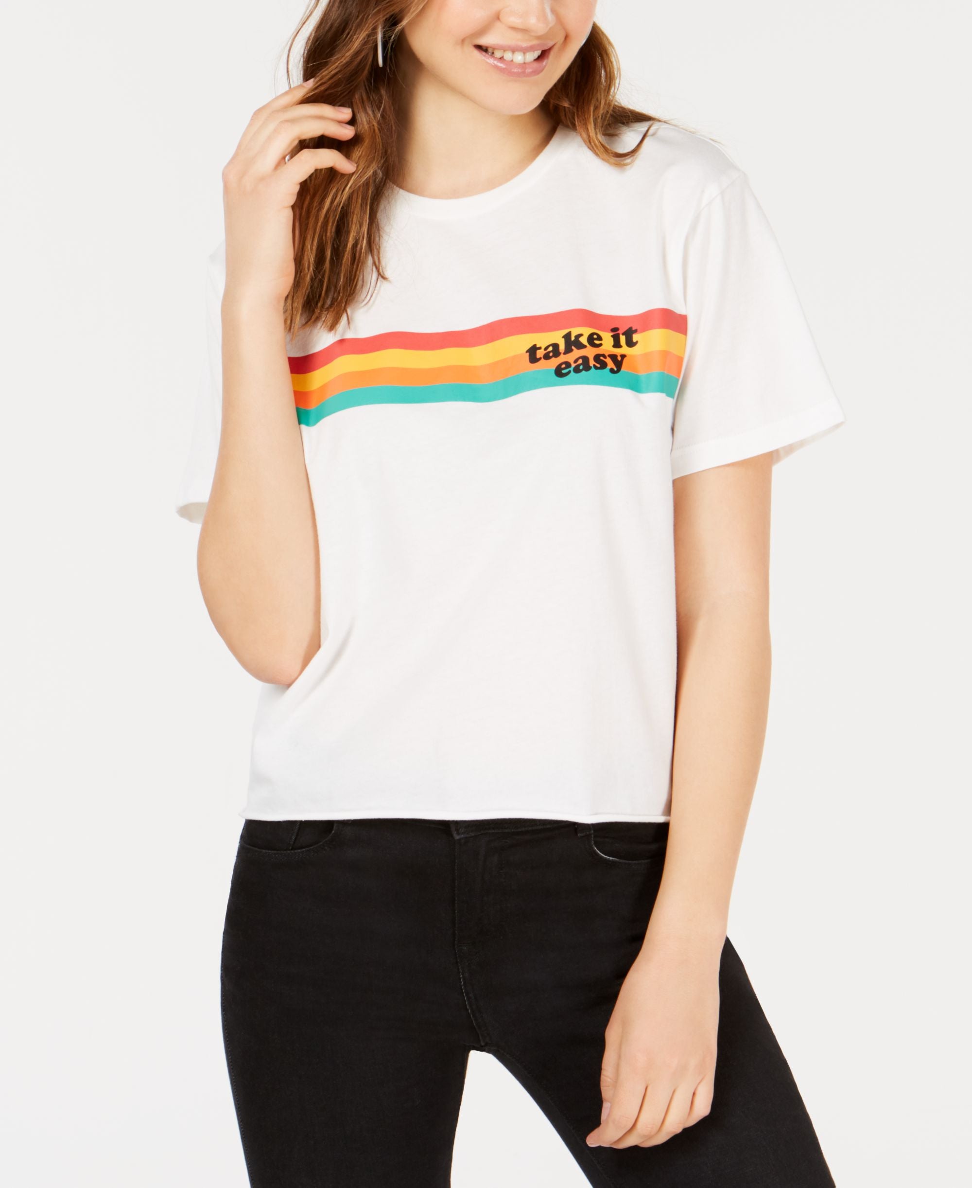 Rebellious One Juniors Take It Easy T-Shirt