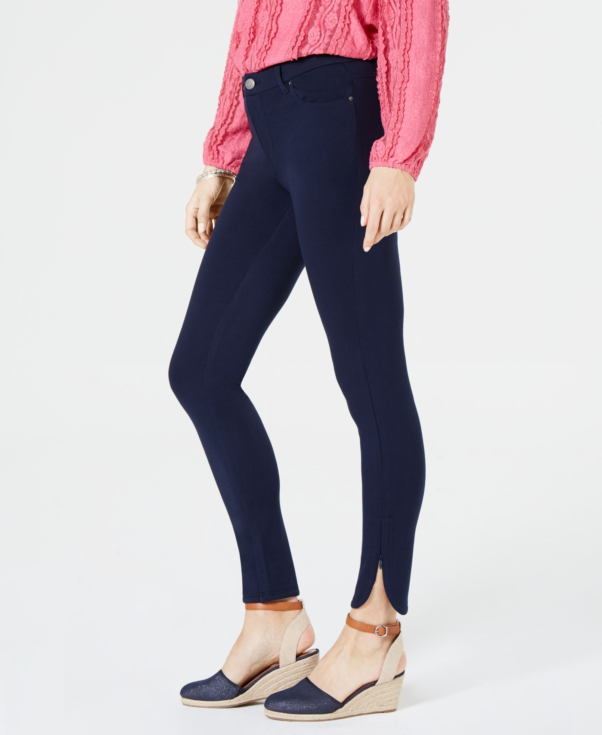 Style & Co Zippered Hem Skinny Pants
