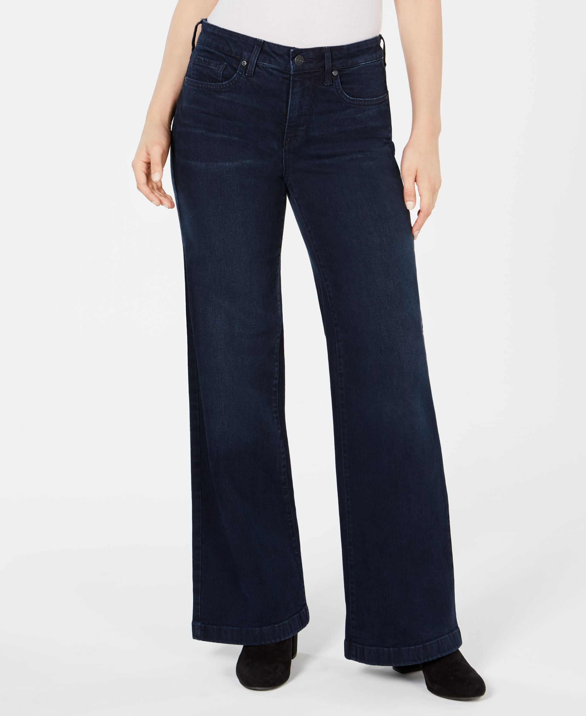 Nydj Tummy Control Wide Leg Jeans