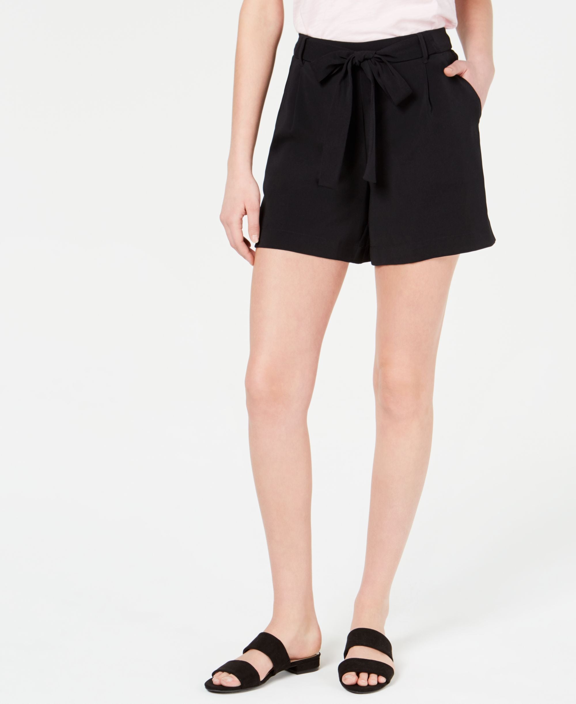 Maison Jules Tie Waist Pull On Shorts