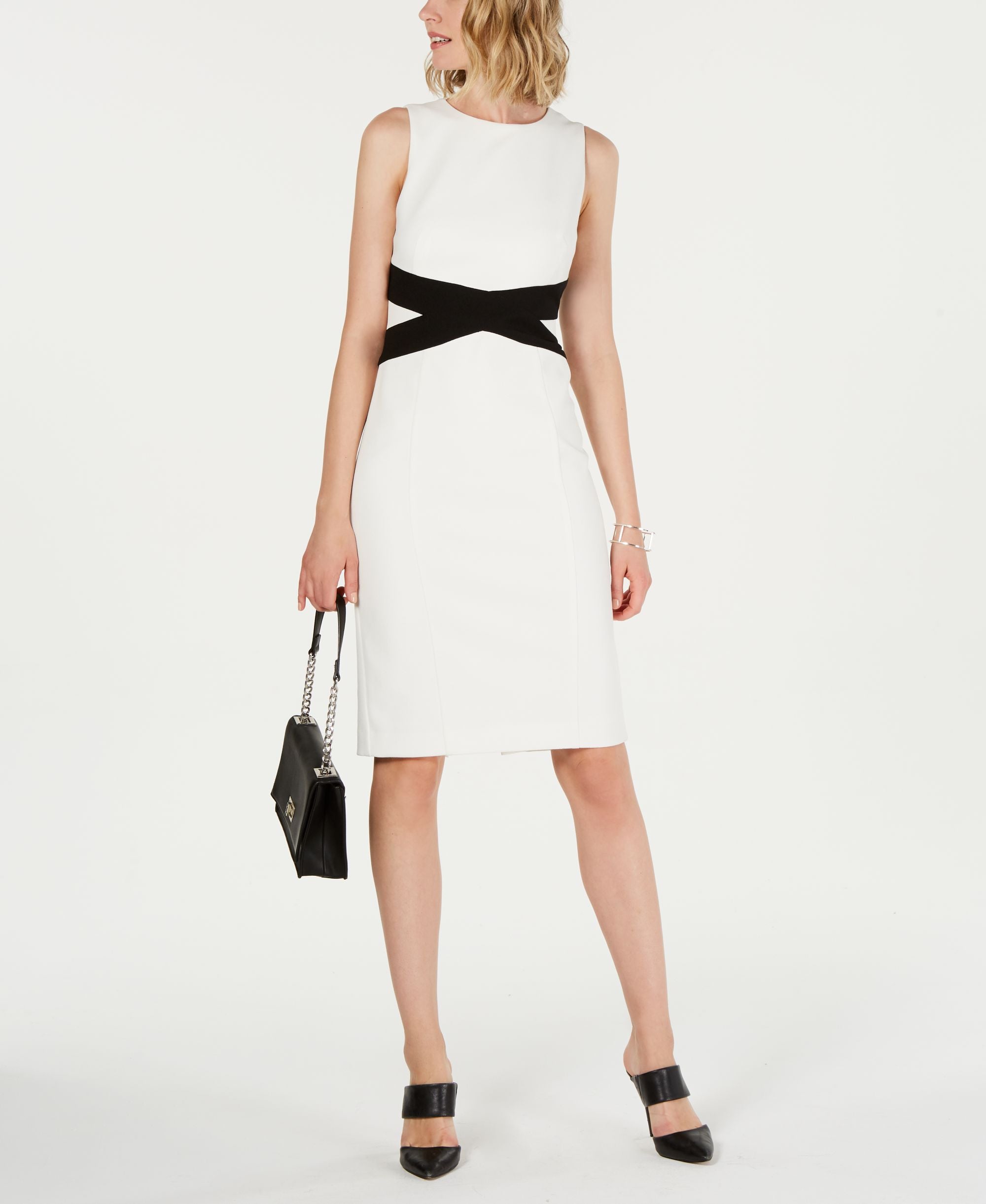 Vince Camuto Colorblocked Sheath Dress