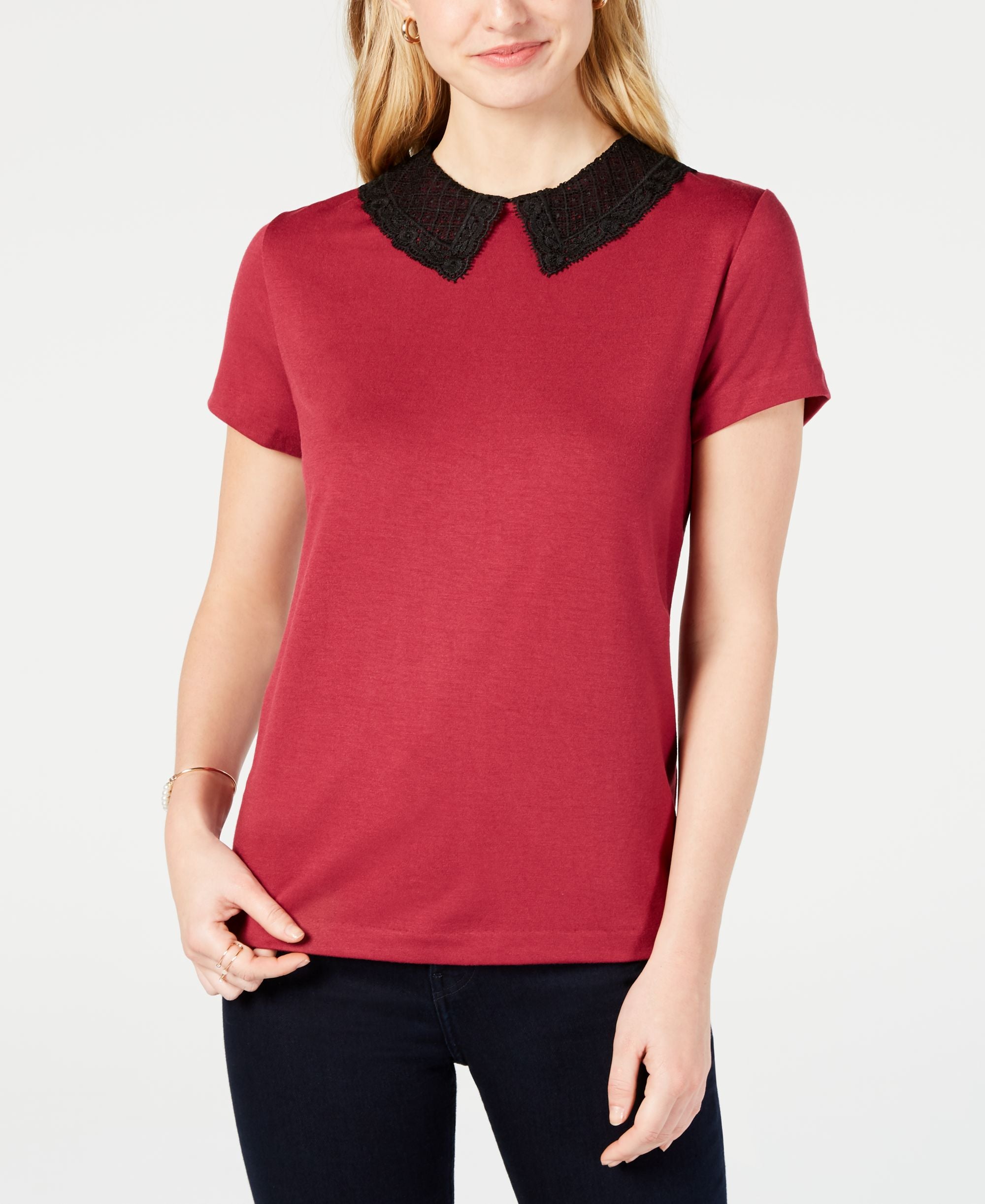 Lace-Collar Top