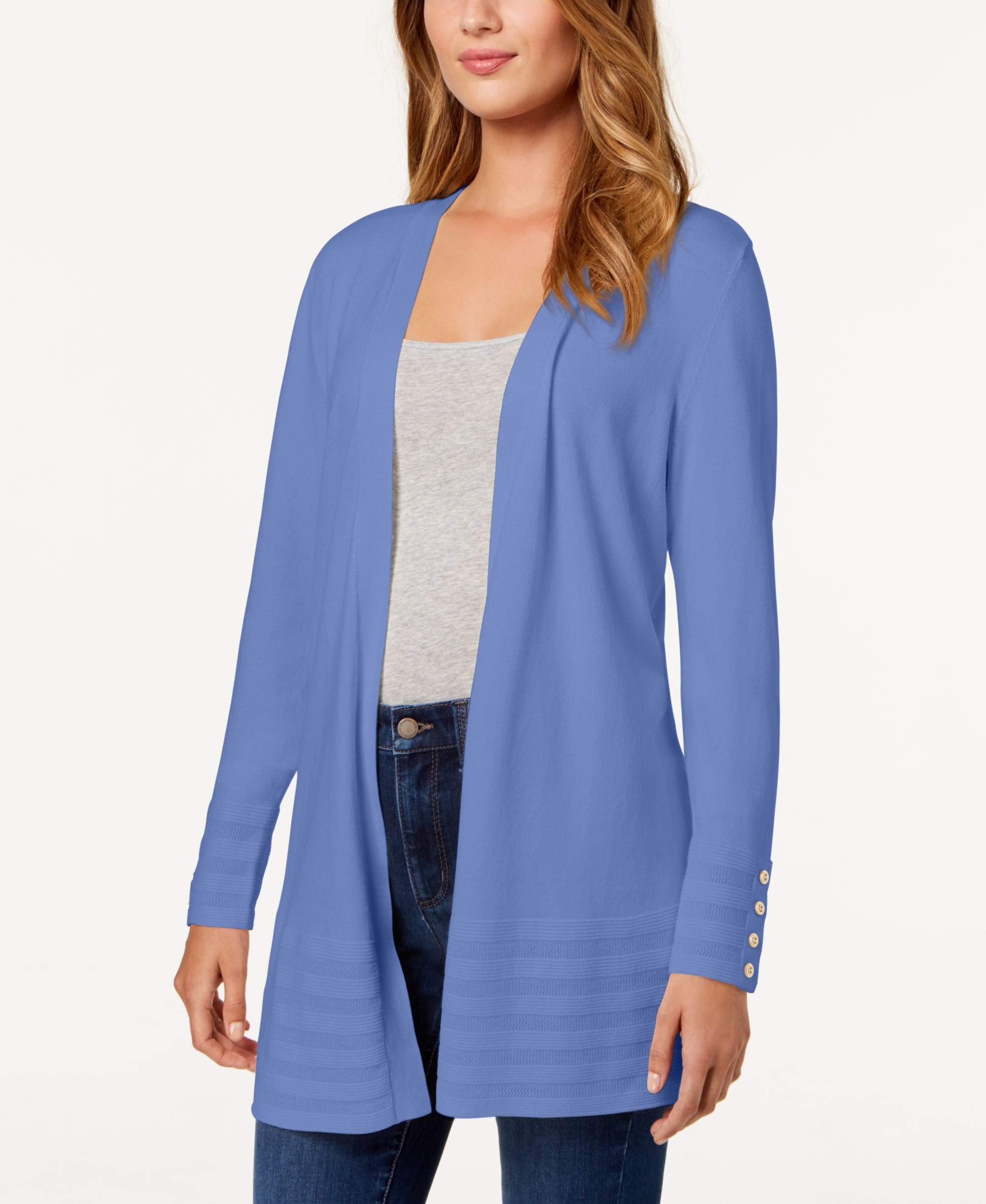 Charter Club Open Front Cardigan
