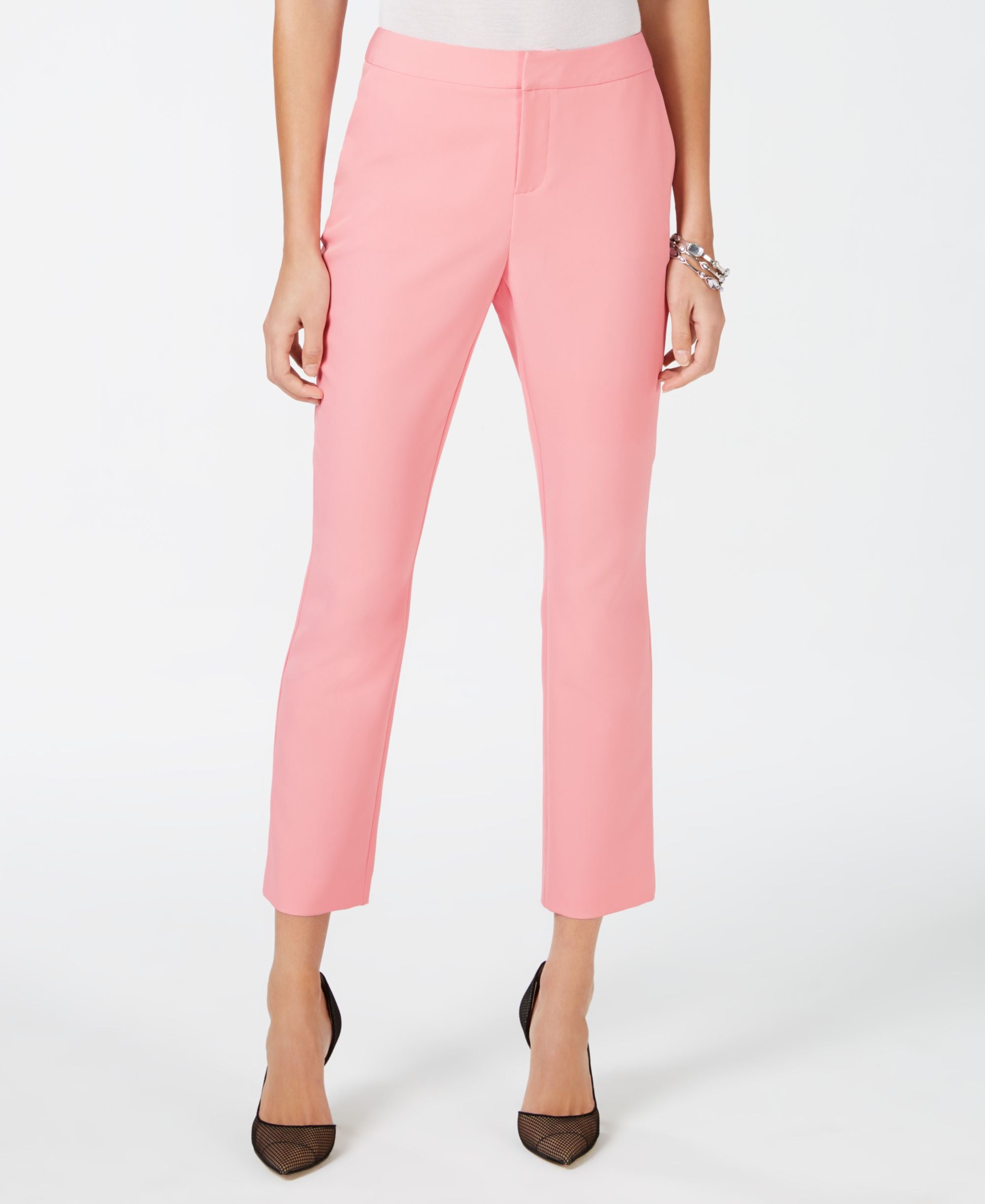 Cropped Straight Leg Pants