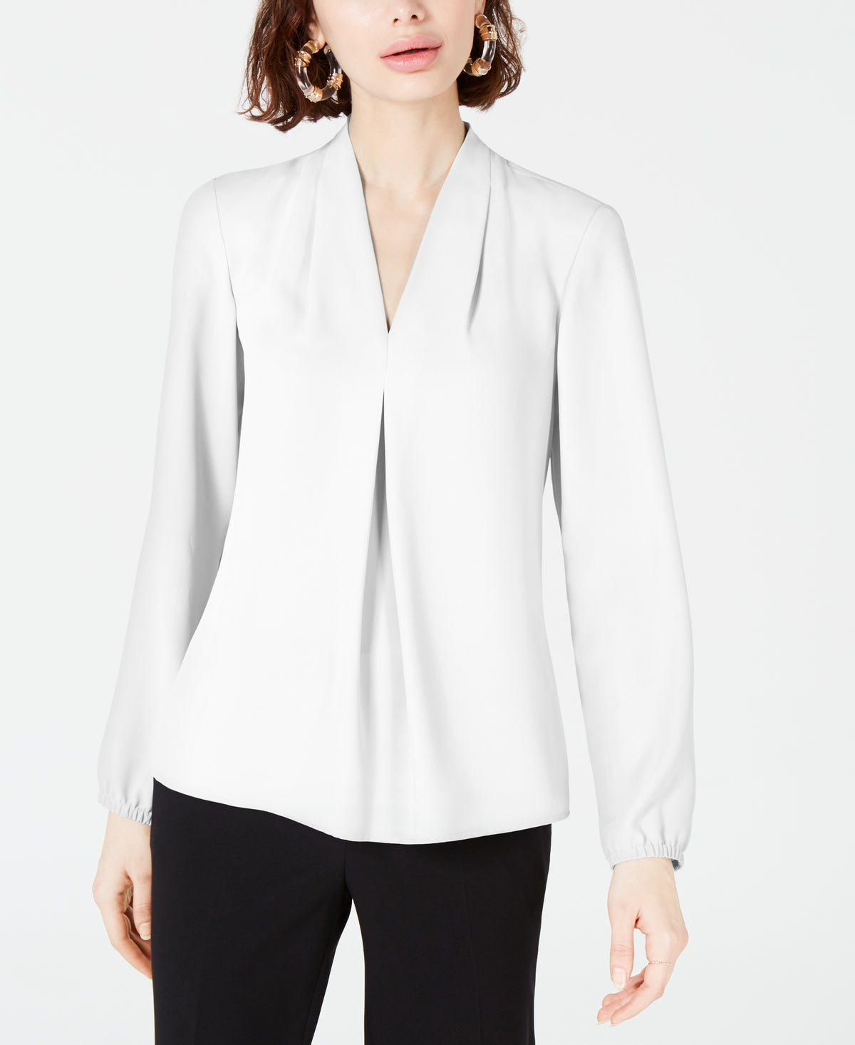 Women's Inverted-Pleat Blouse