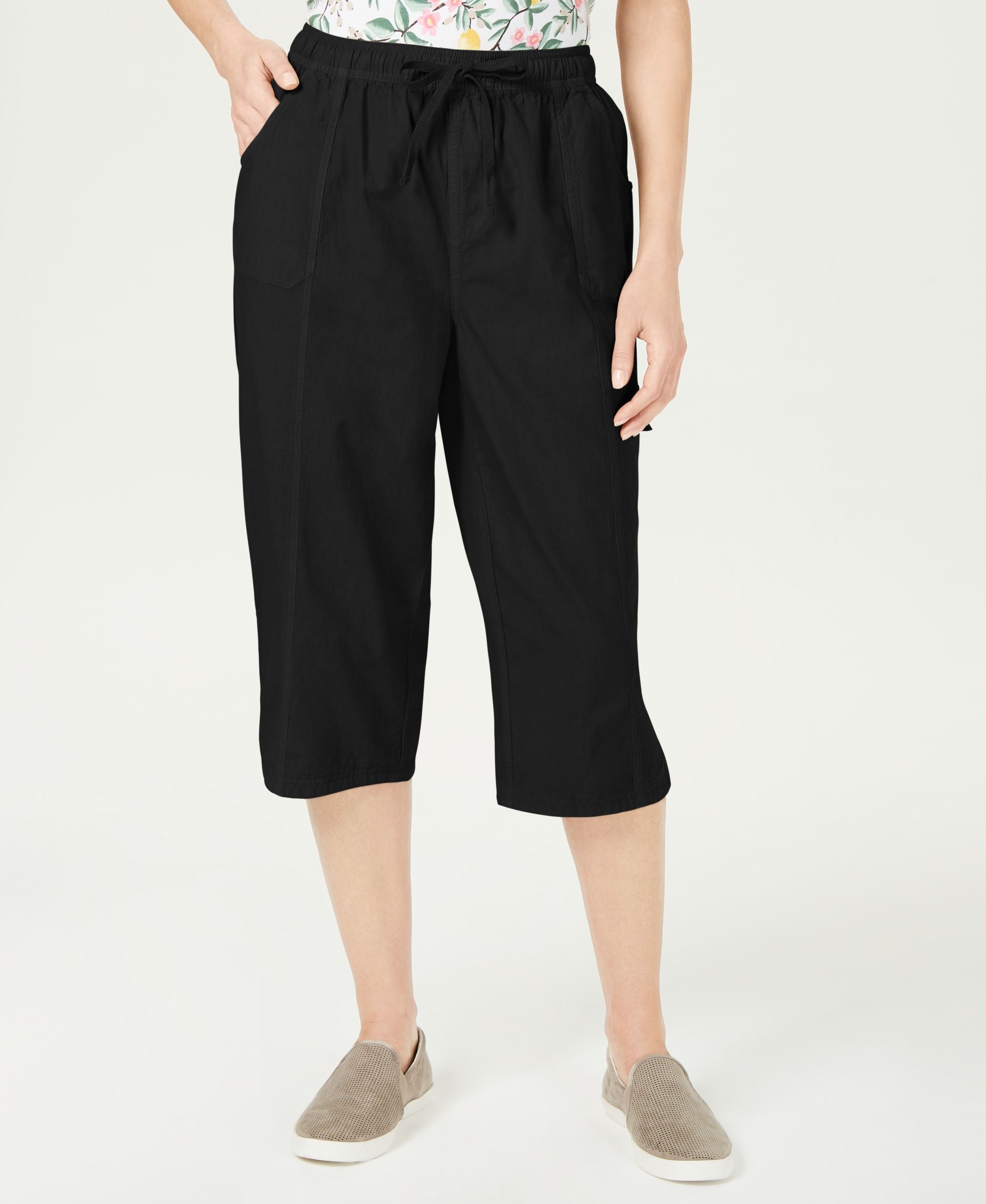 Karen Scott Petite Edna Capri Pants