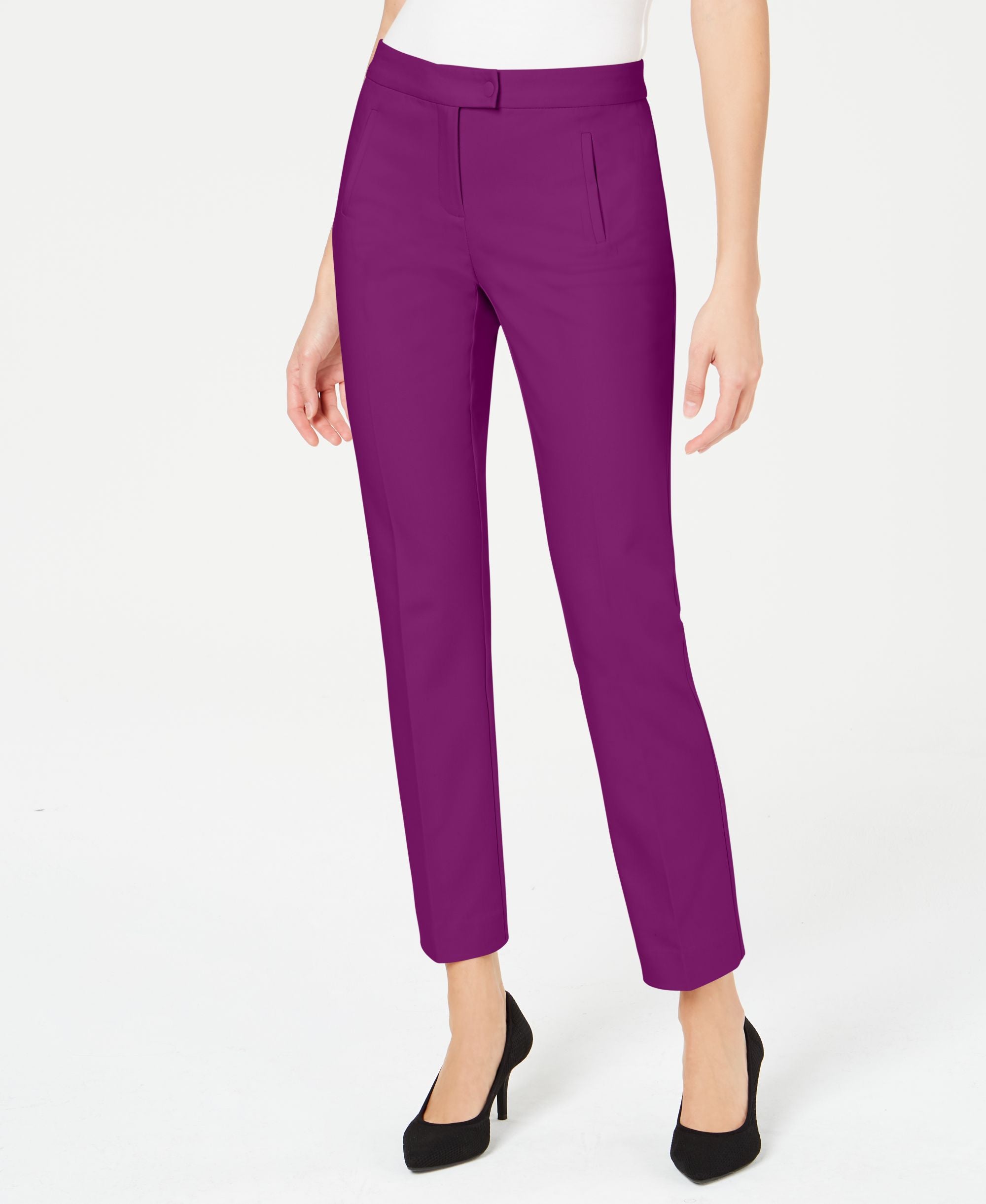 Tummy-Control Slim-Leg Pants