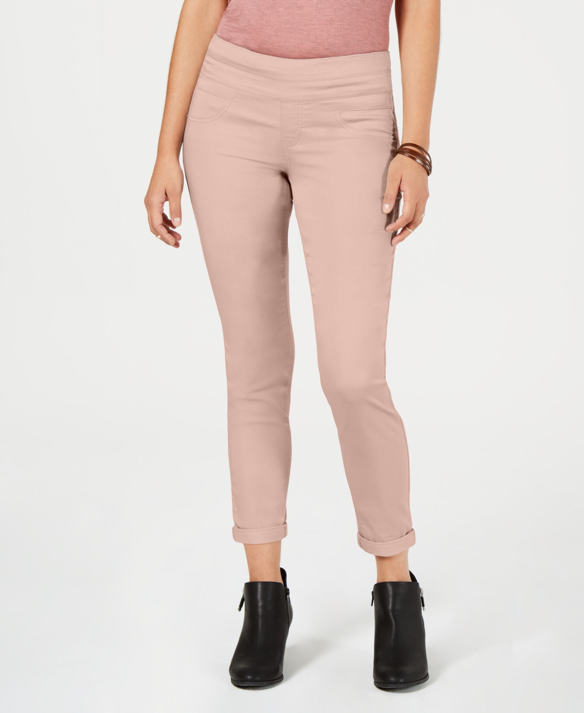 Rolled-Hem Skinny Pants