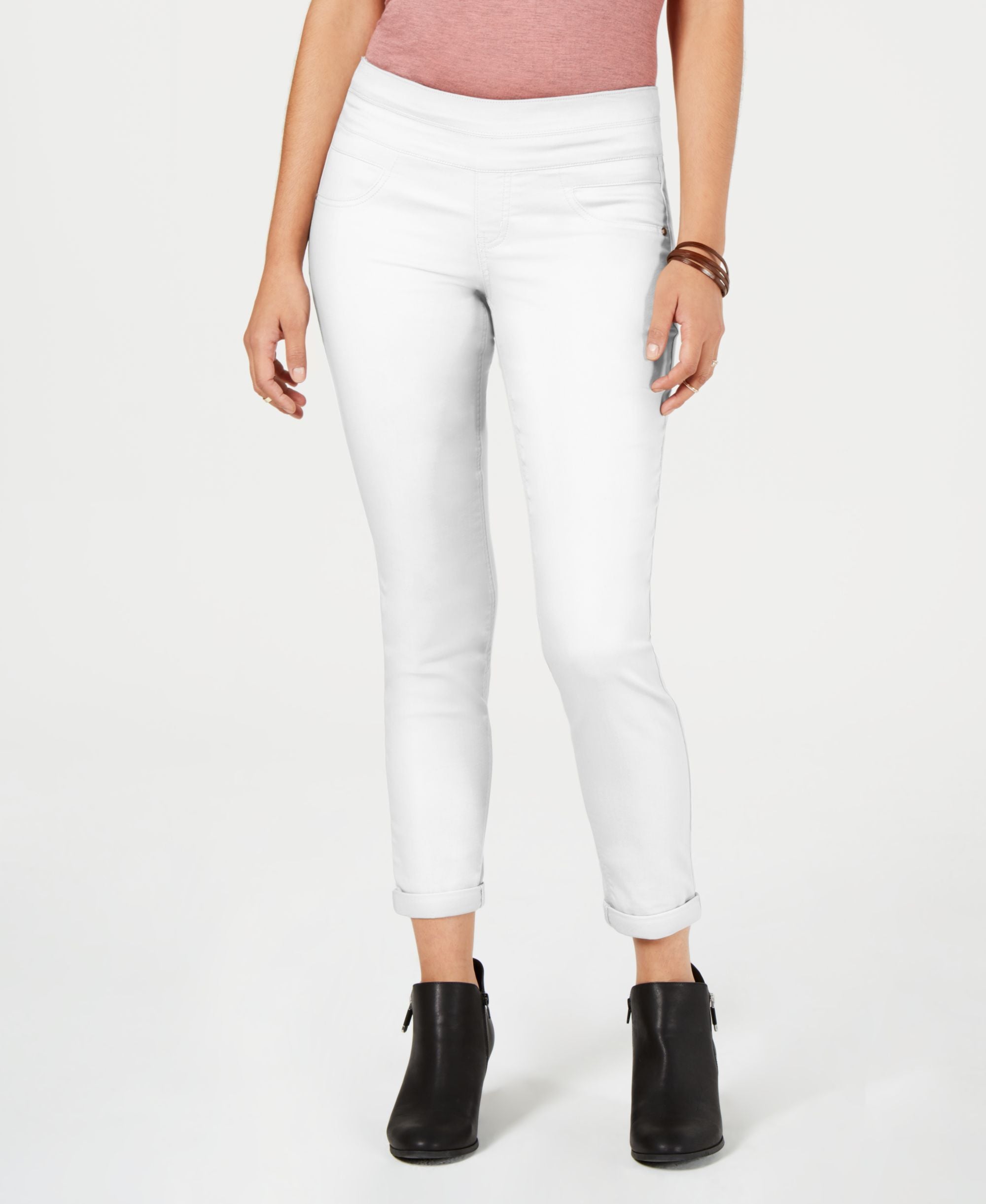 Rolled-Hem Skinny Pants