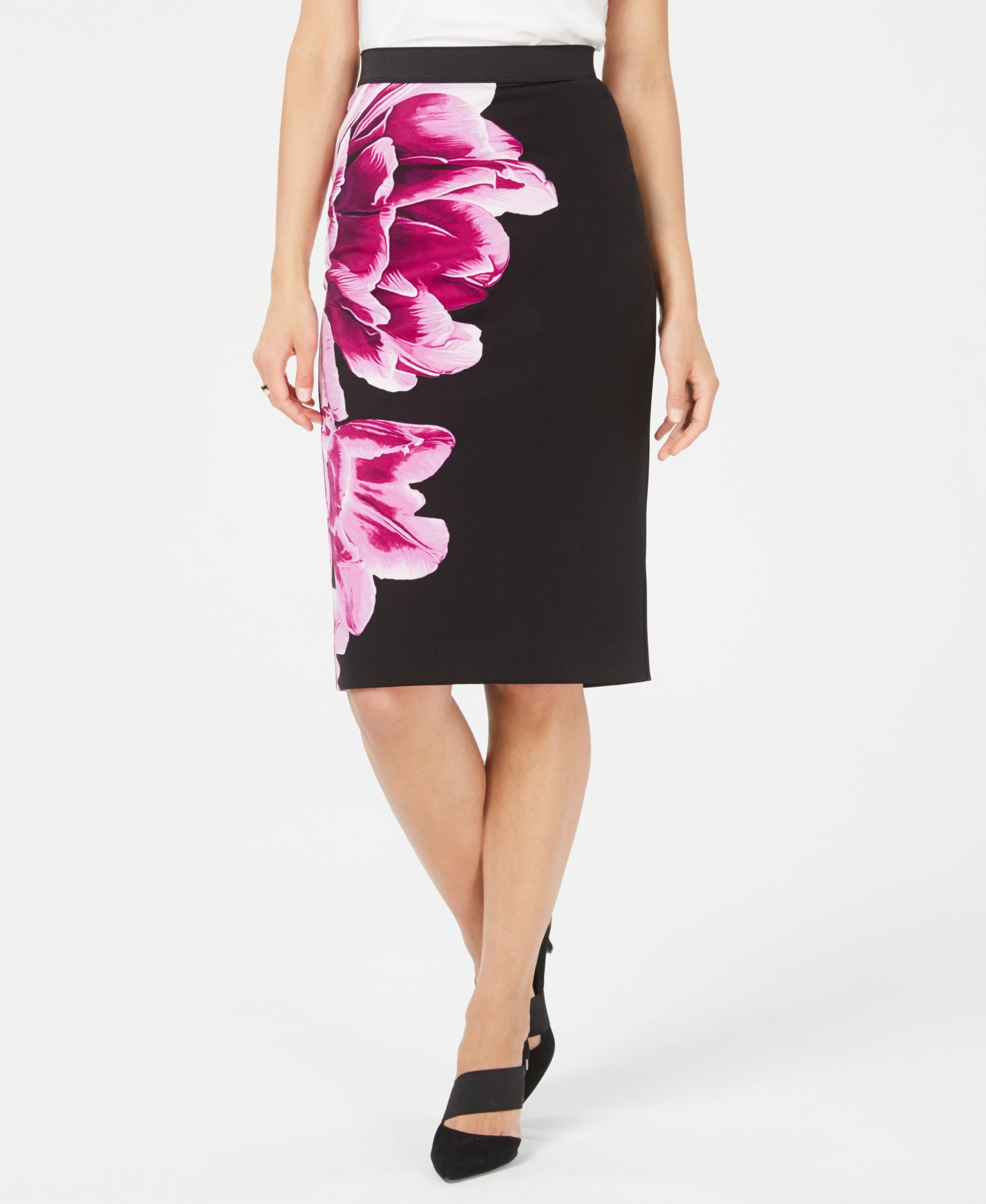 Printed Scuba Skirt