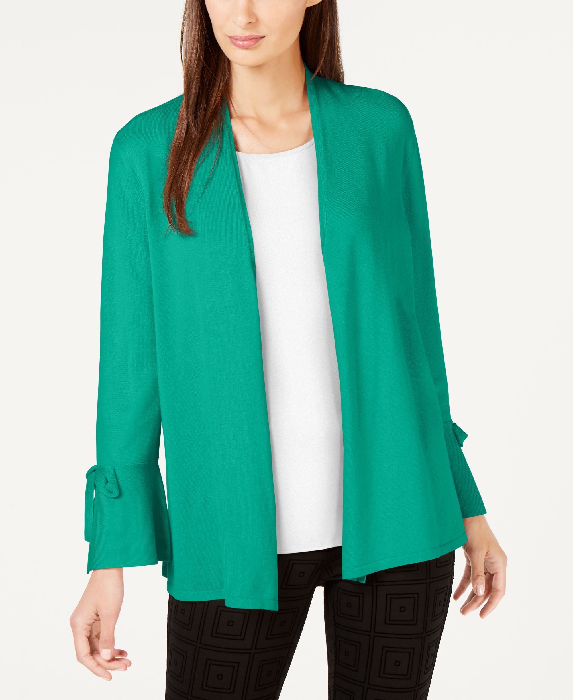 Alfani Tie Sleeve Cardigan