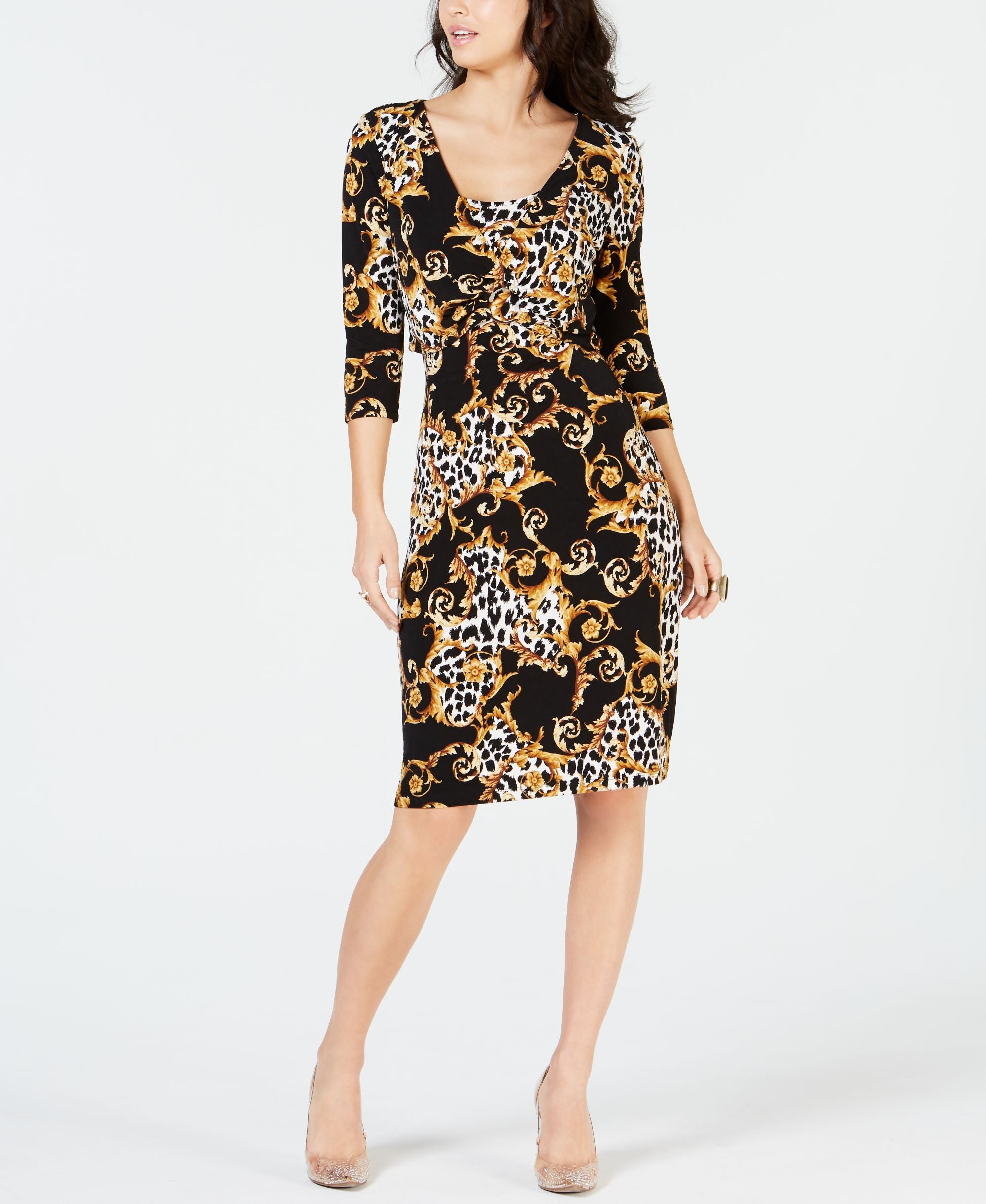 Thalia Sodi Printed Sheath Dress