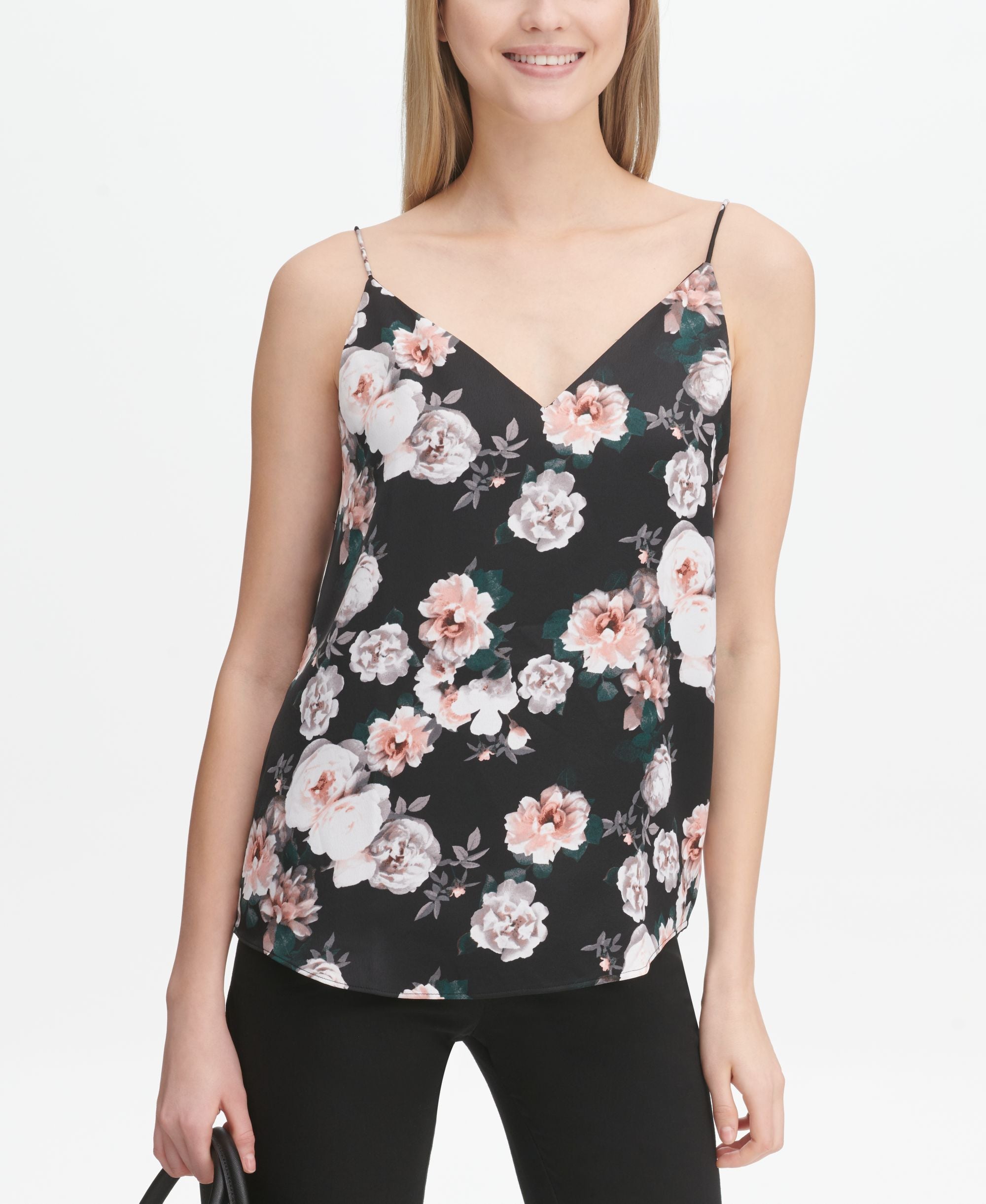 Calvin Klein Adjustable Floral Print Camisole
