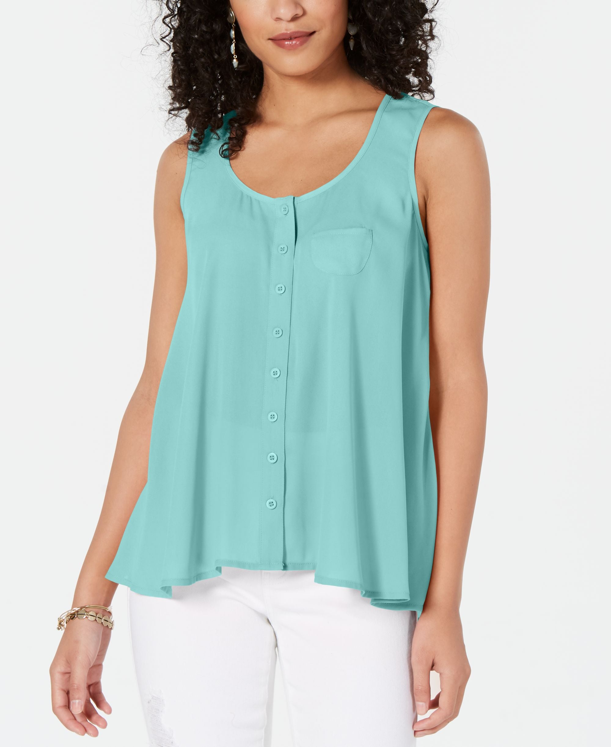 Swing Sleeveless Blouse