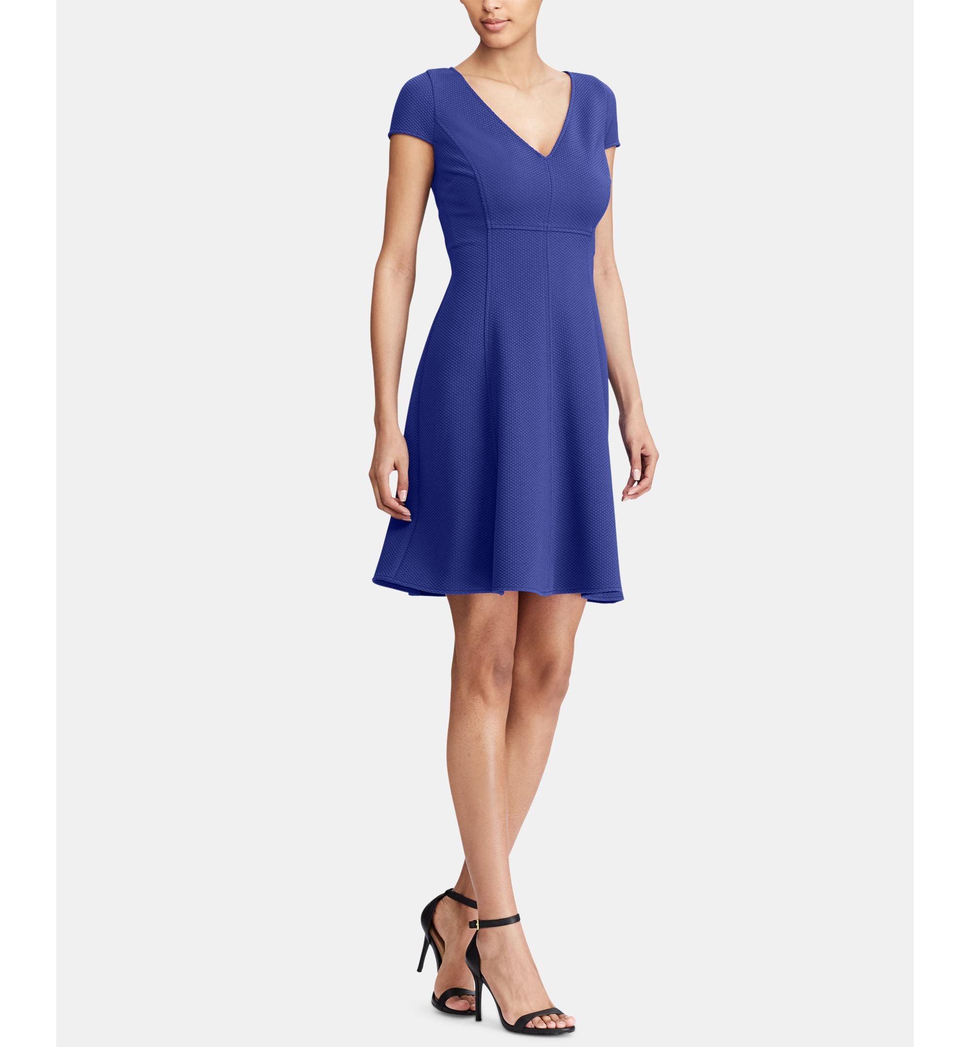 Jacquard Fit & Flare Dress
