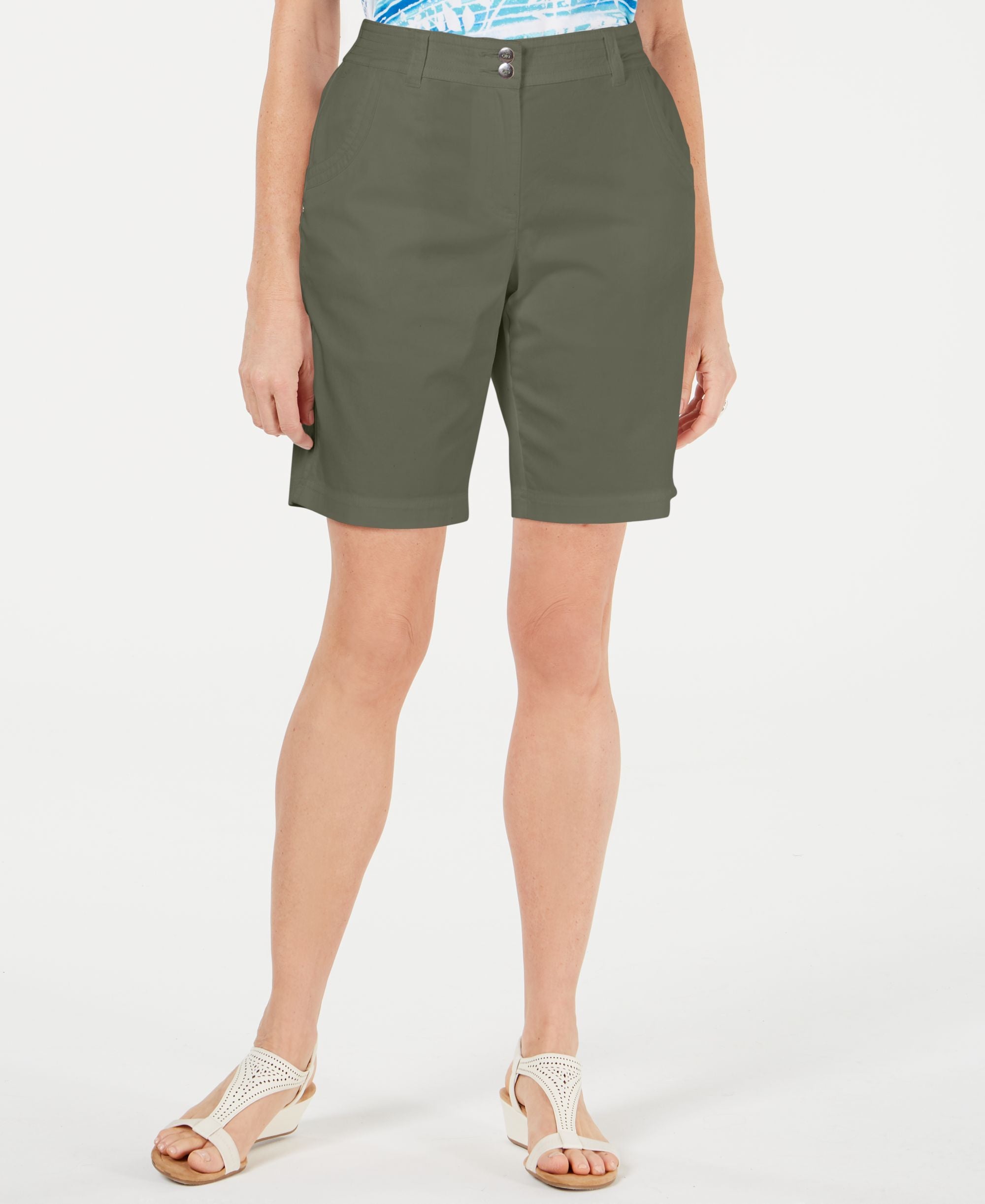 Curved Pocket Shorts