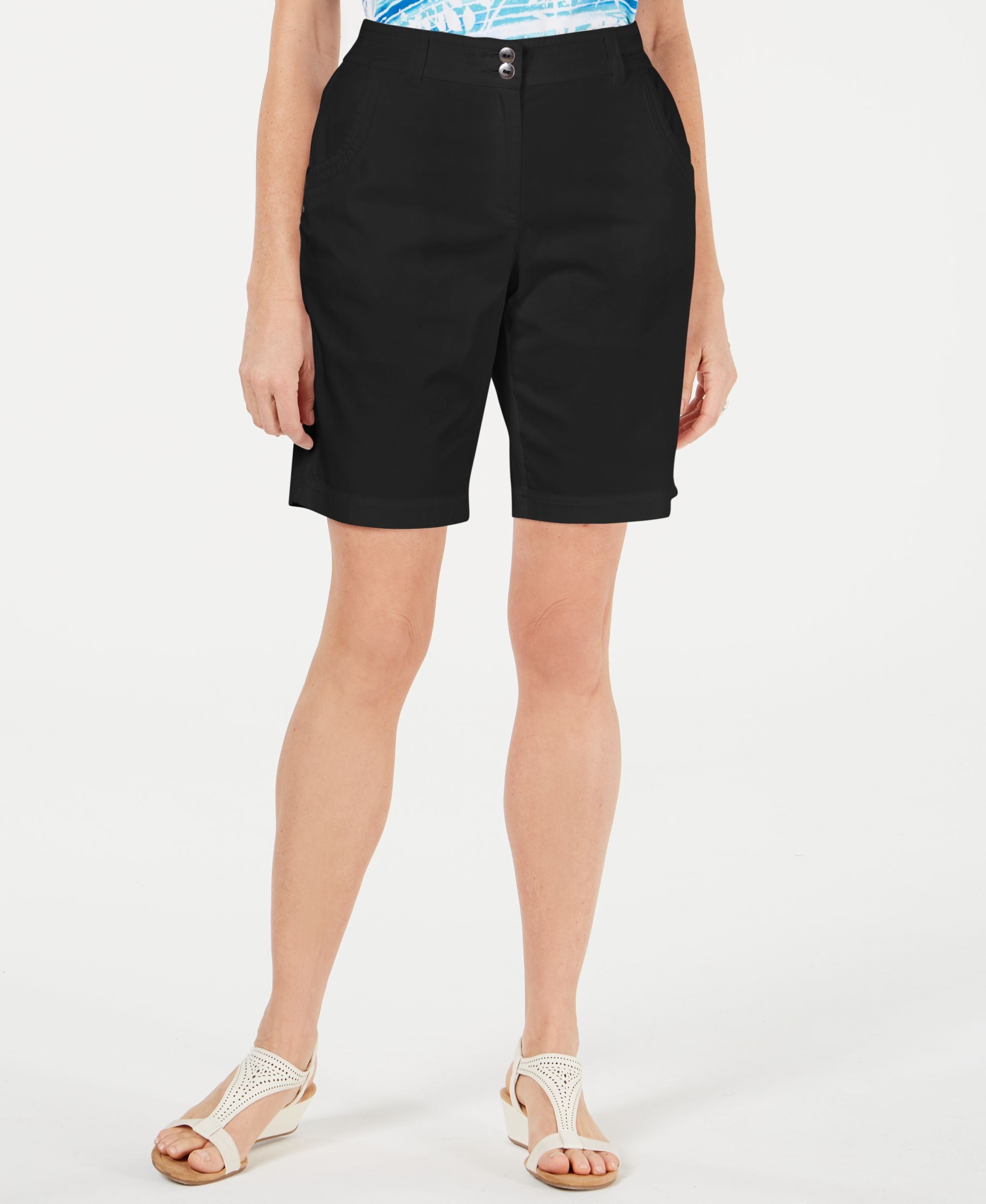 Curved Pocket Shorts