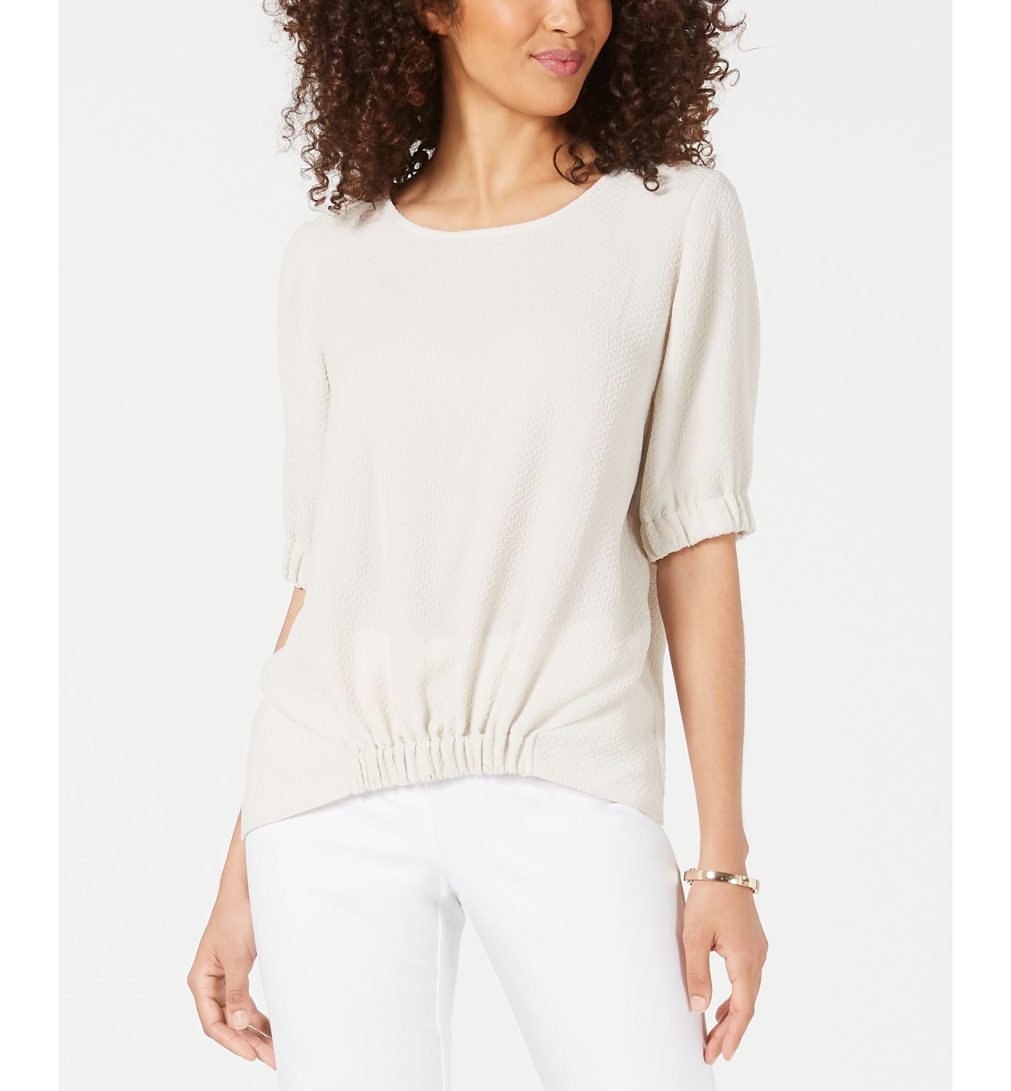 Alfani Scrunch Front Top