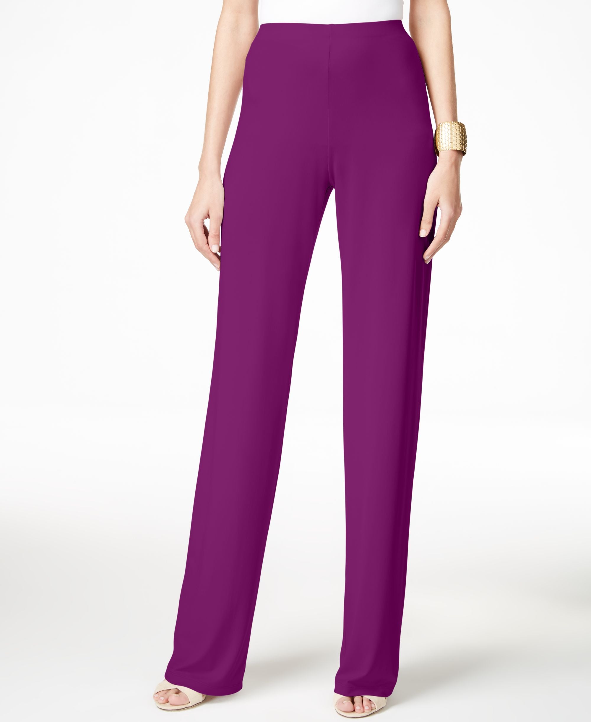 Alfani Petite Knit Wide Leg Pant