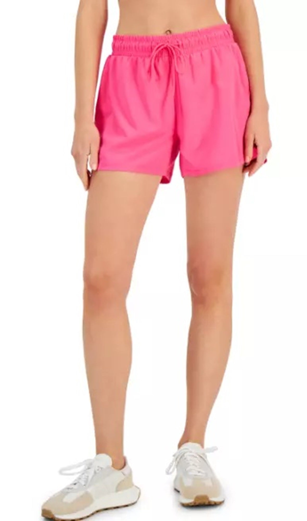 Id Ideology Womens Drawstring Running Shorts