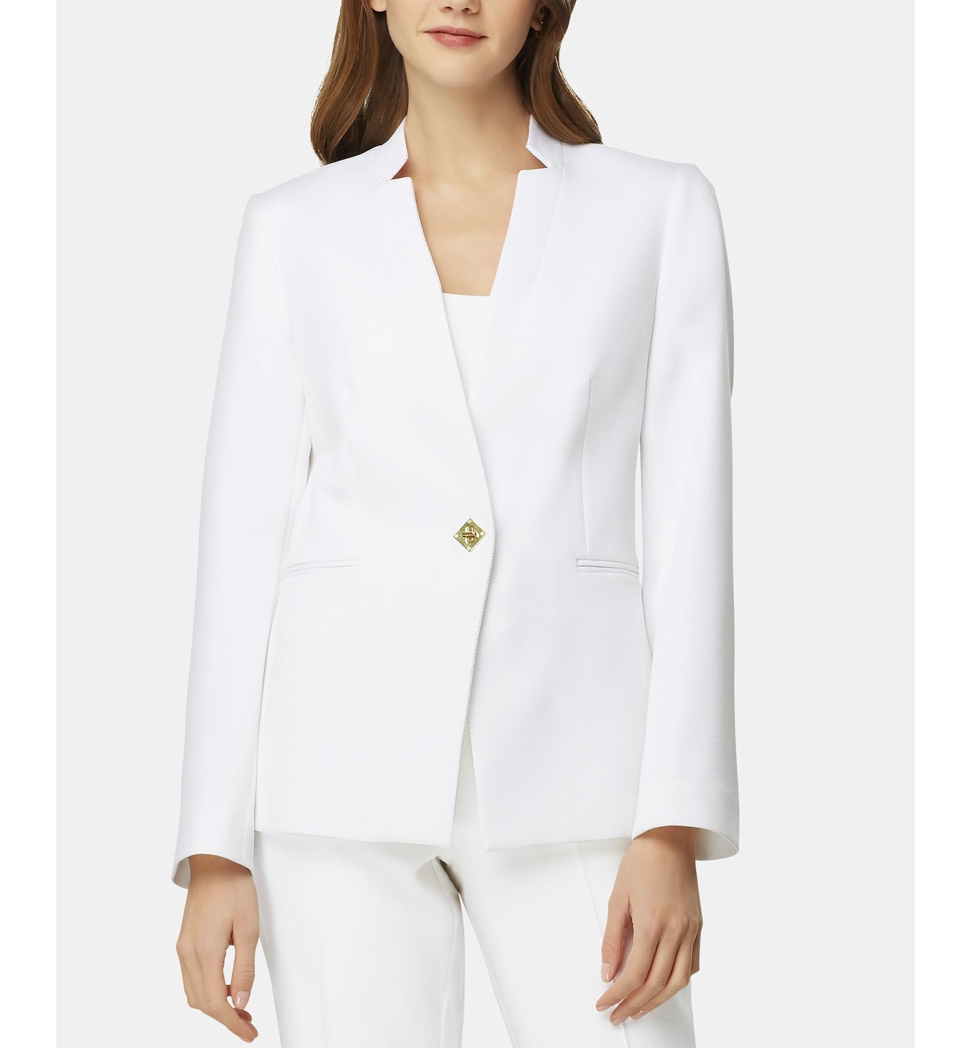 Tahari Asl Turn Lock Blazer