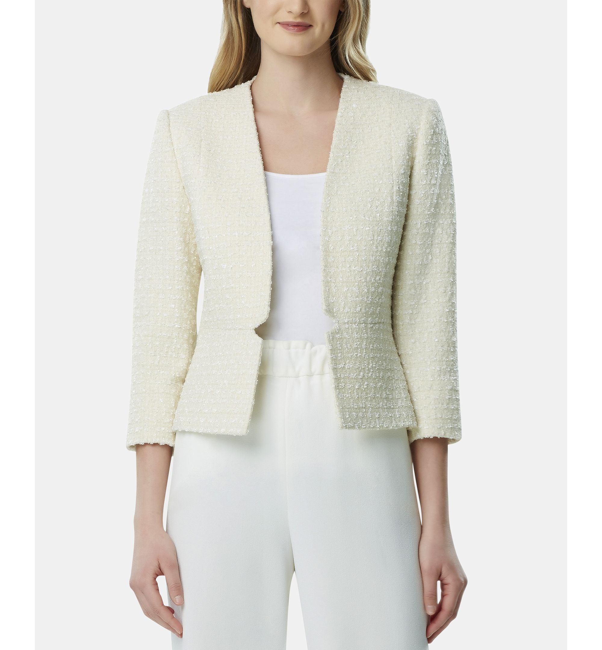 Tahari Asl Petite Open Front Blazer