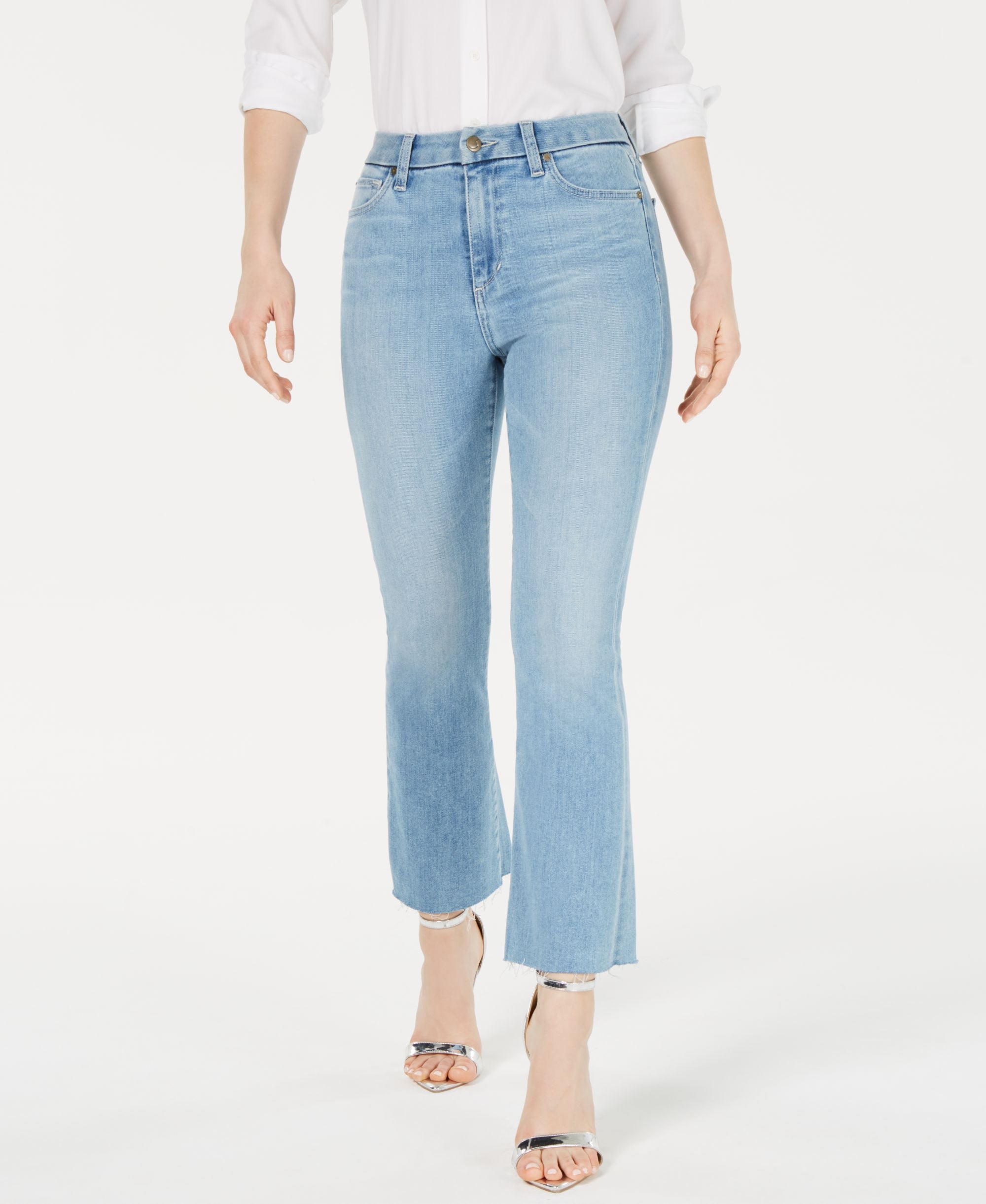 Cropped Bootcut Jeans
