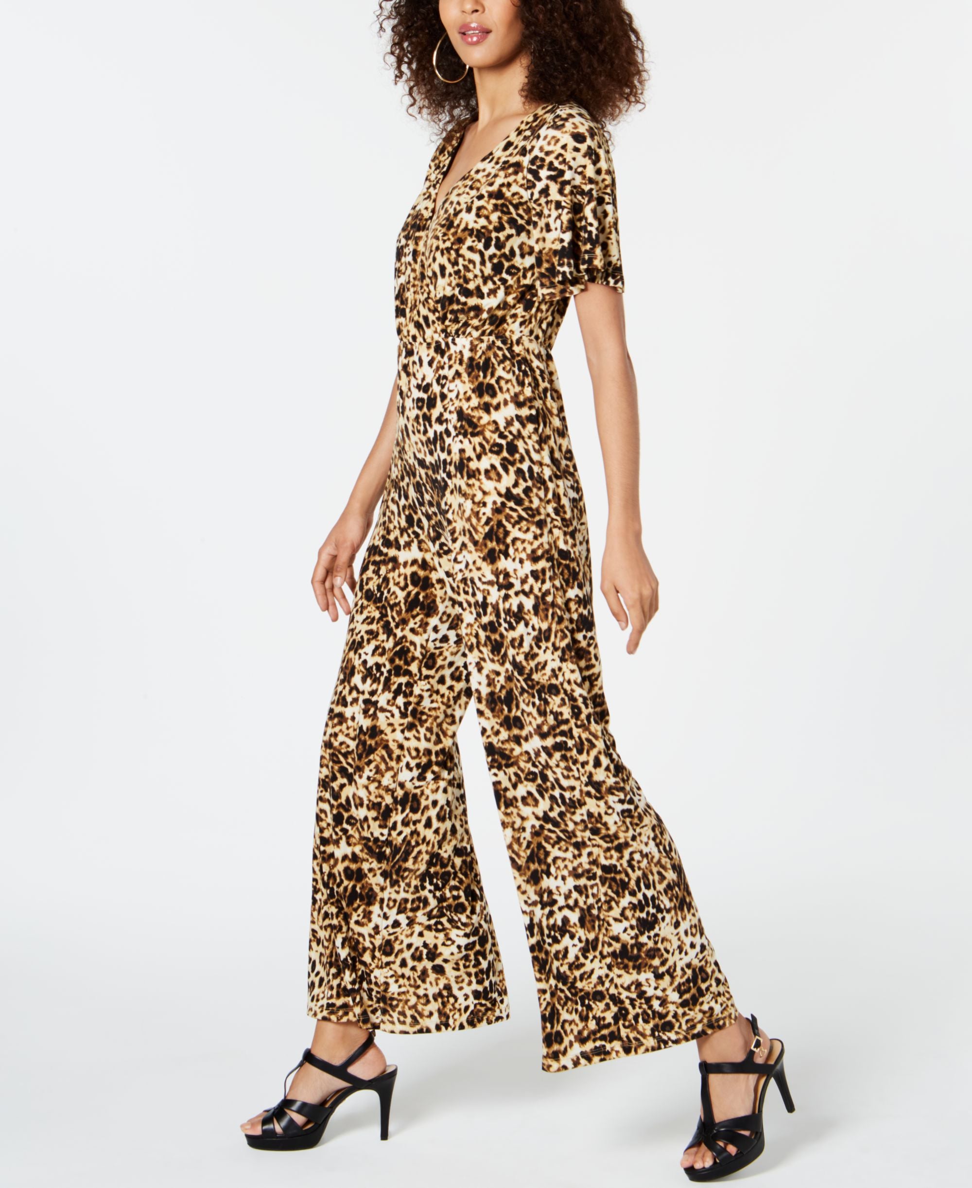 Thalia Sodi Printed Jumpsuit