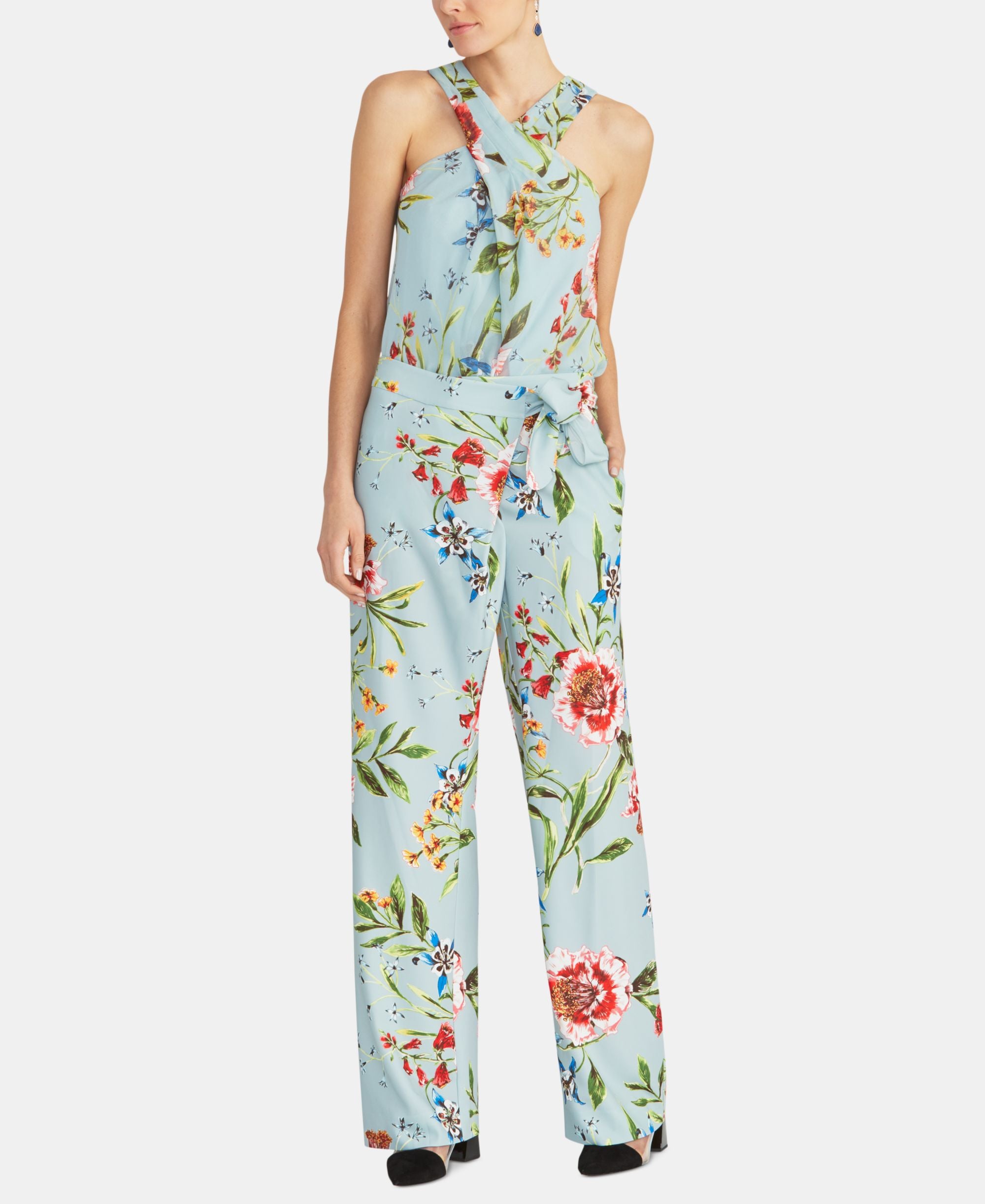 Rachel Rachel Roy Scarlett Floral Print Halter Top