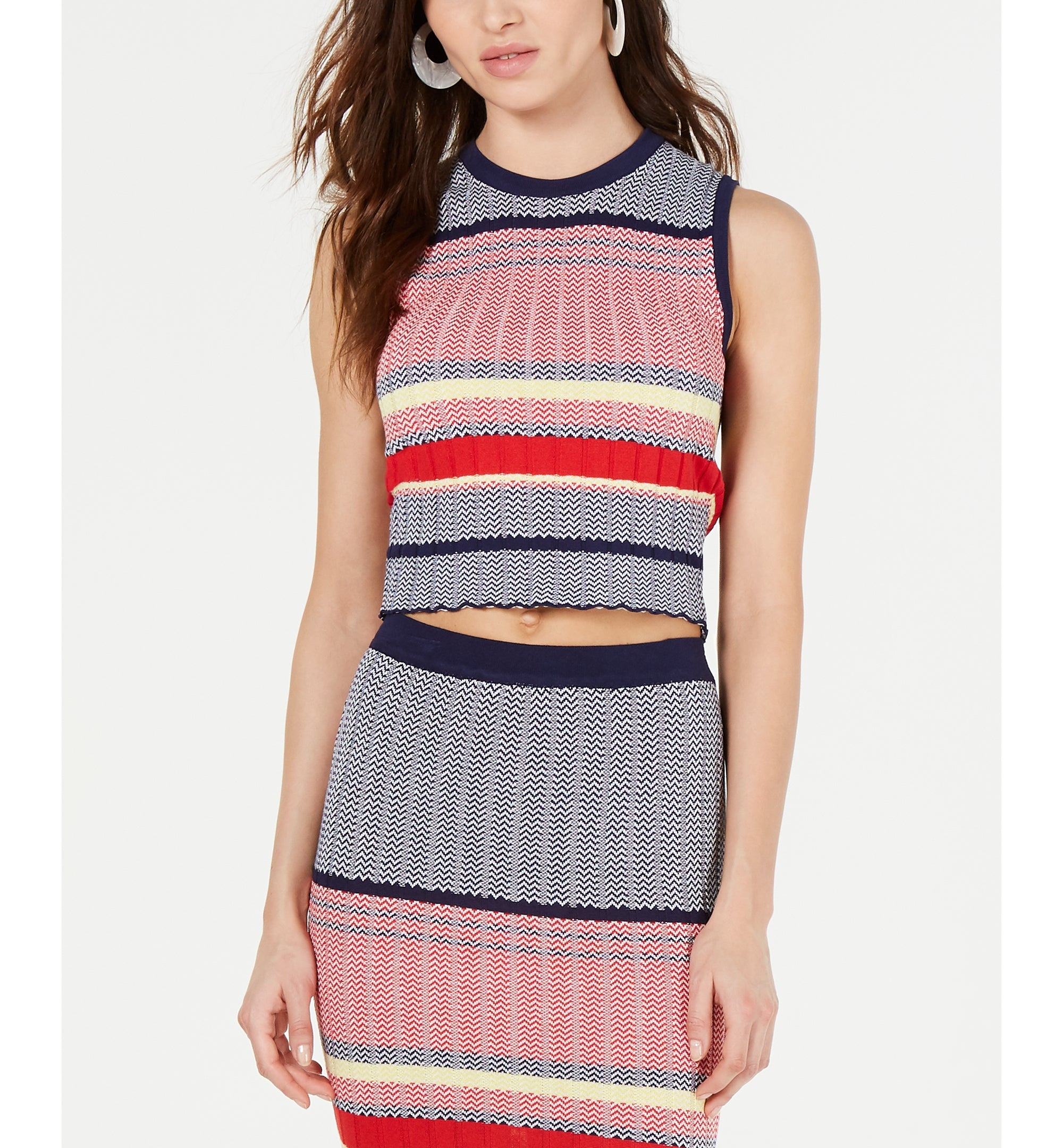 Kylie Sleeveless Cropped Sweater