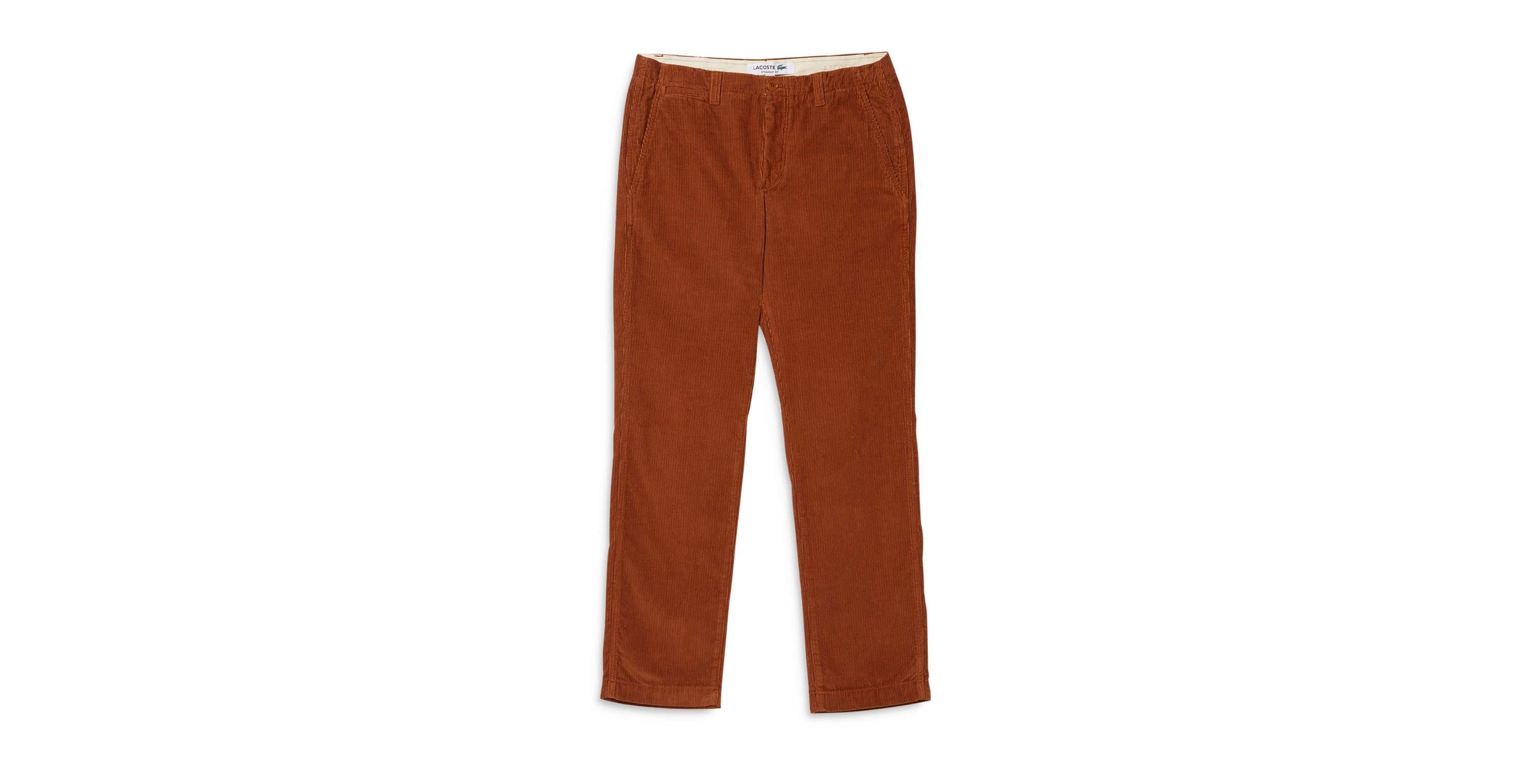 Lacoste Straight Fit Corduroy Chino Pants