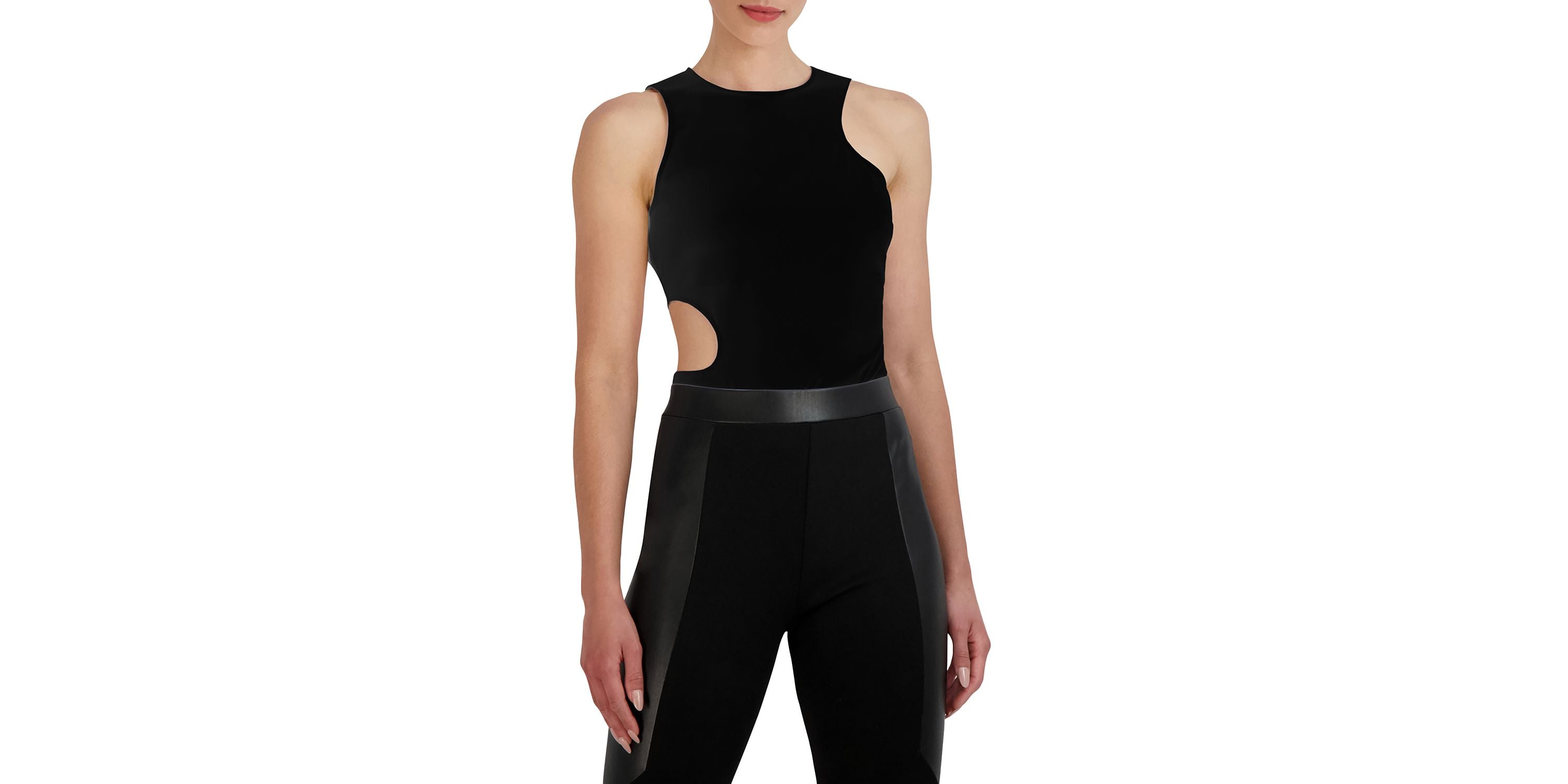 BCBGMAXAZRIA womens High-Neck Bodysuit