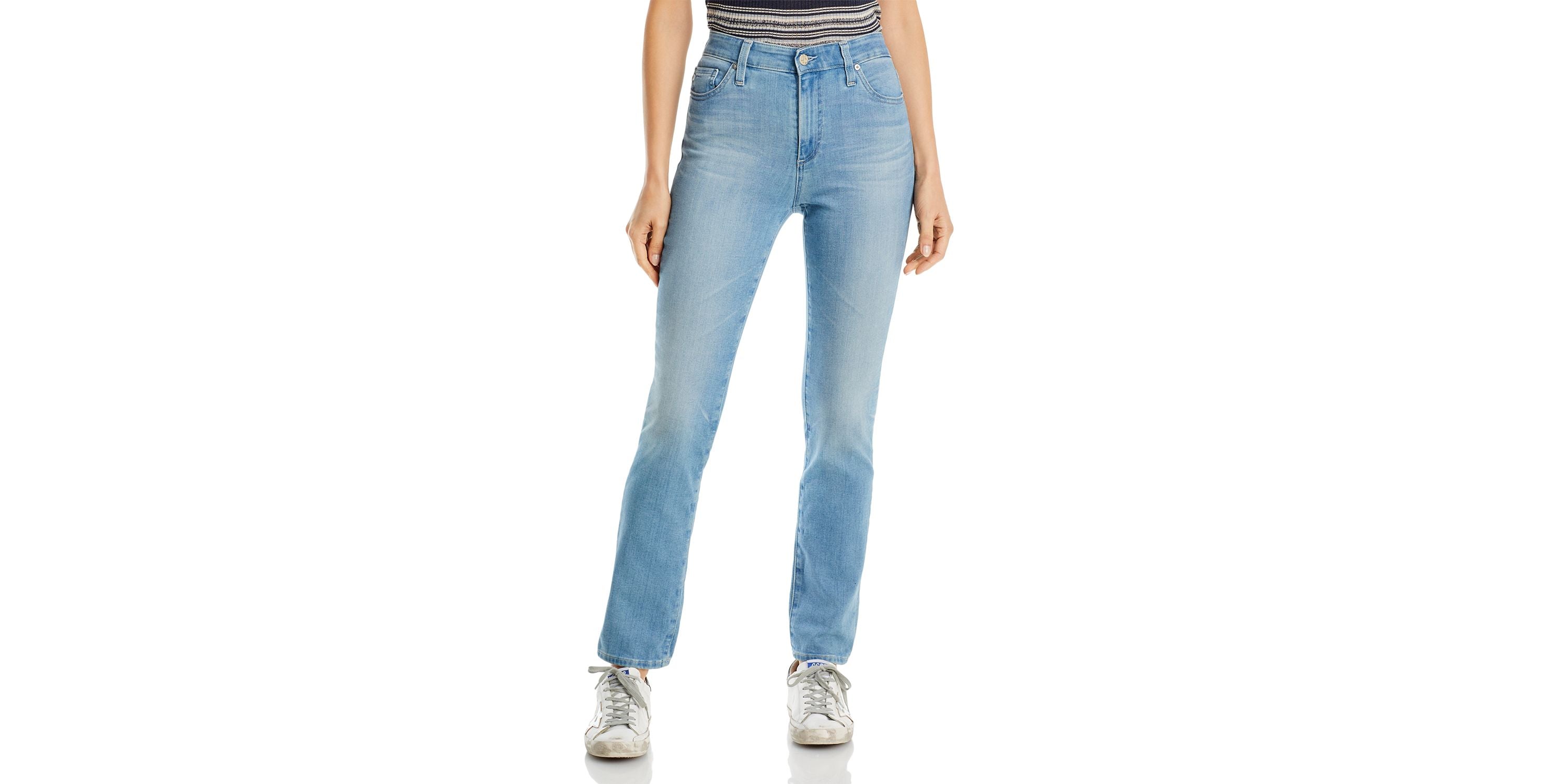 Mari High Rise Slim Straight Jeans