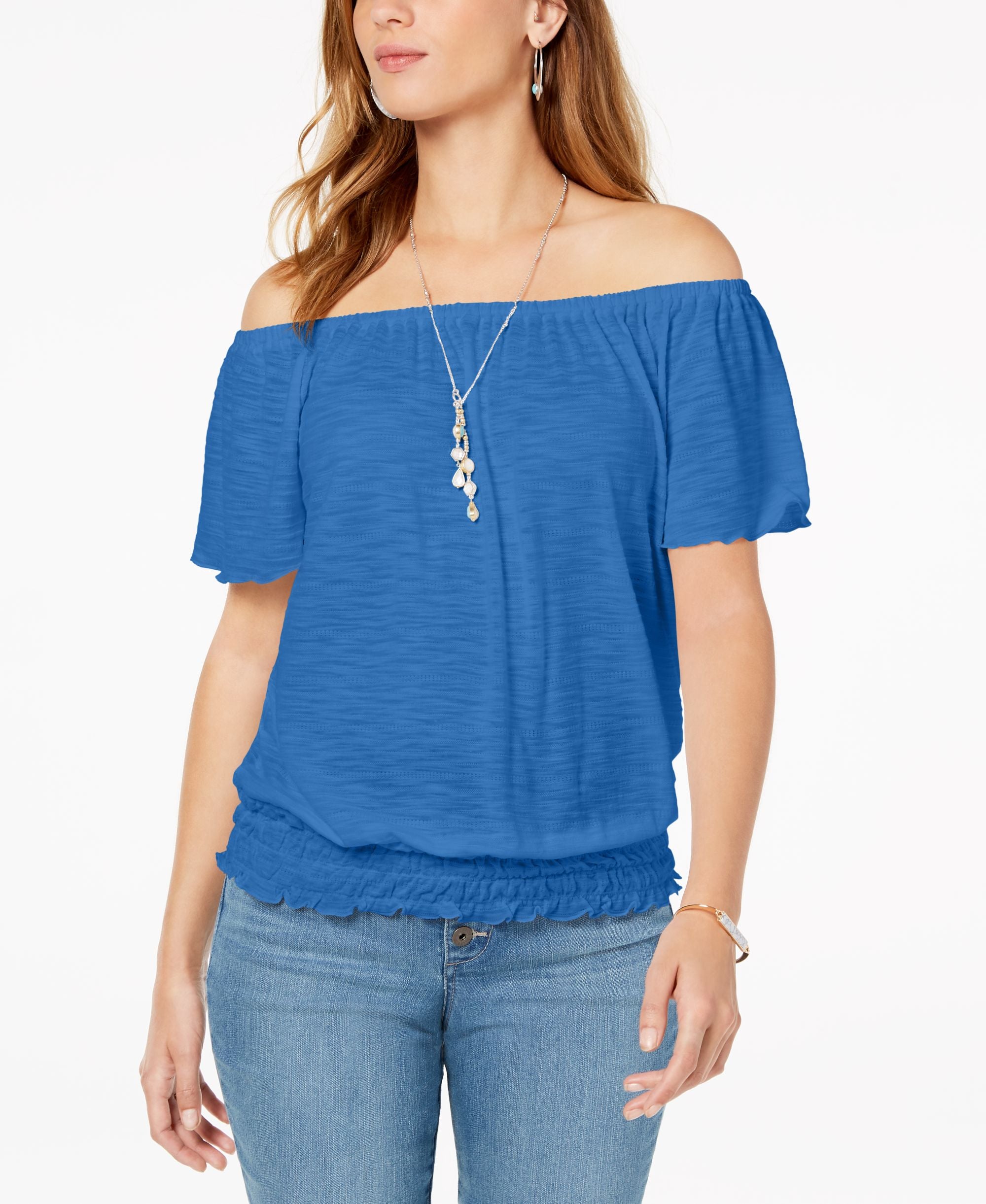 Style & Co Convertible Off The Shoulder Top
