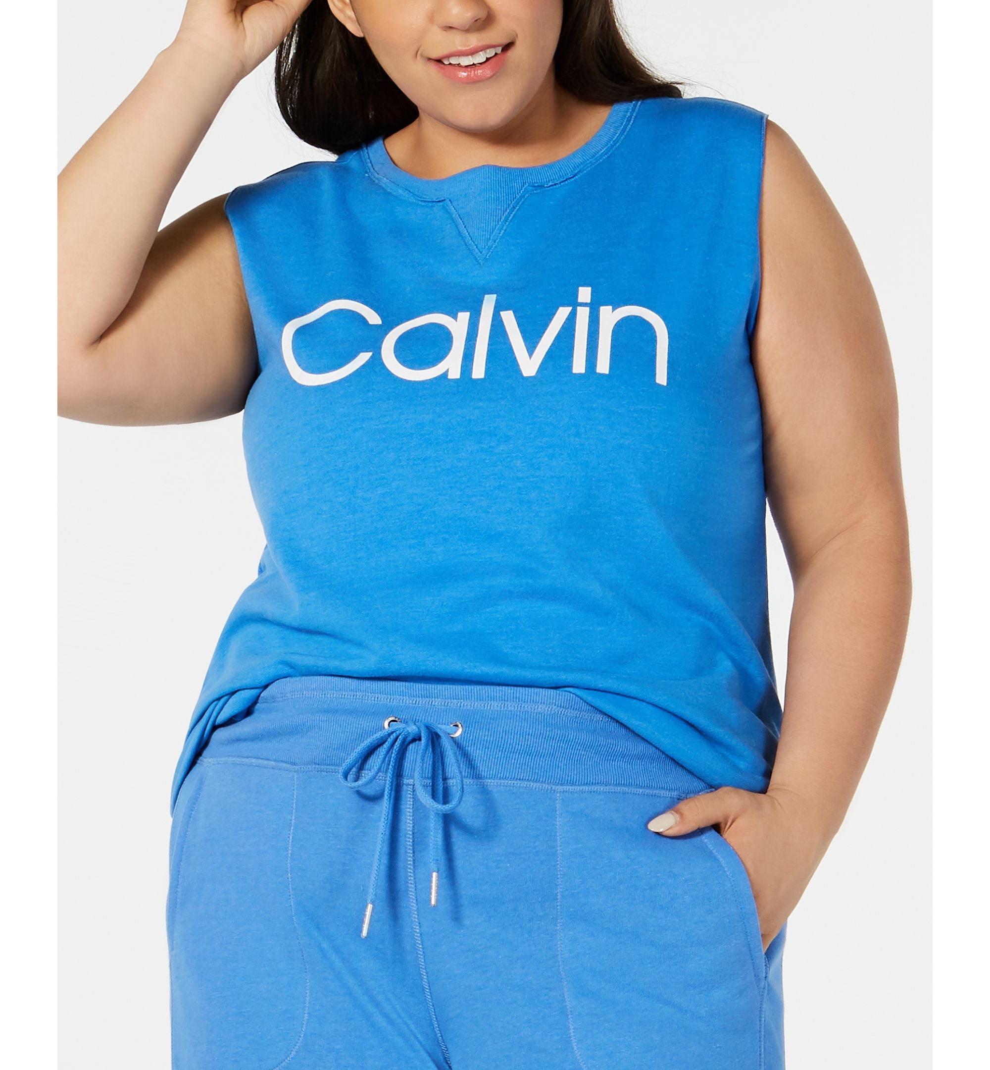 Calvin Klein Performance Plus Size Sleeveless T-Shirt