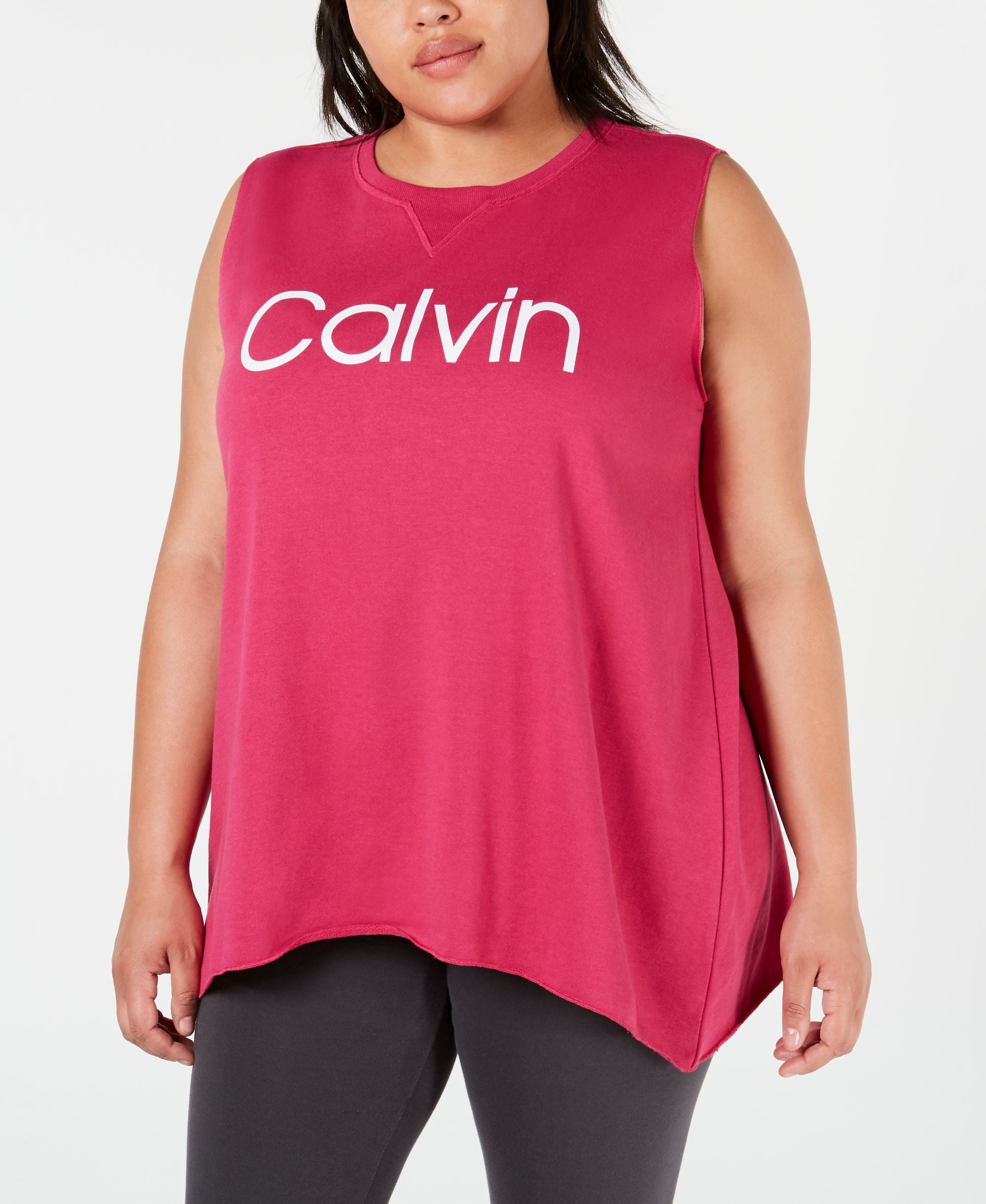Calvin Klein Performance Plus Size Sleeveless T-Shirt