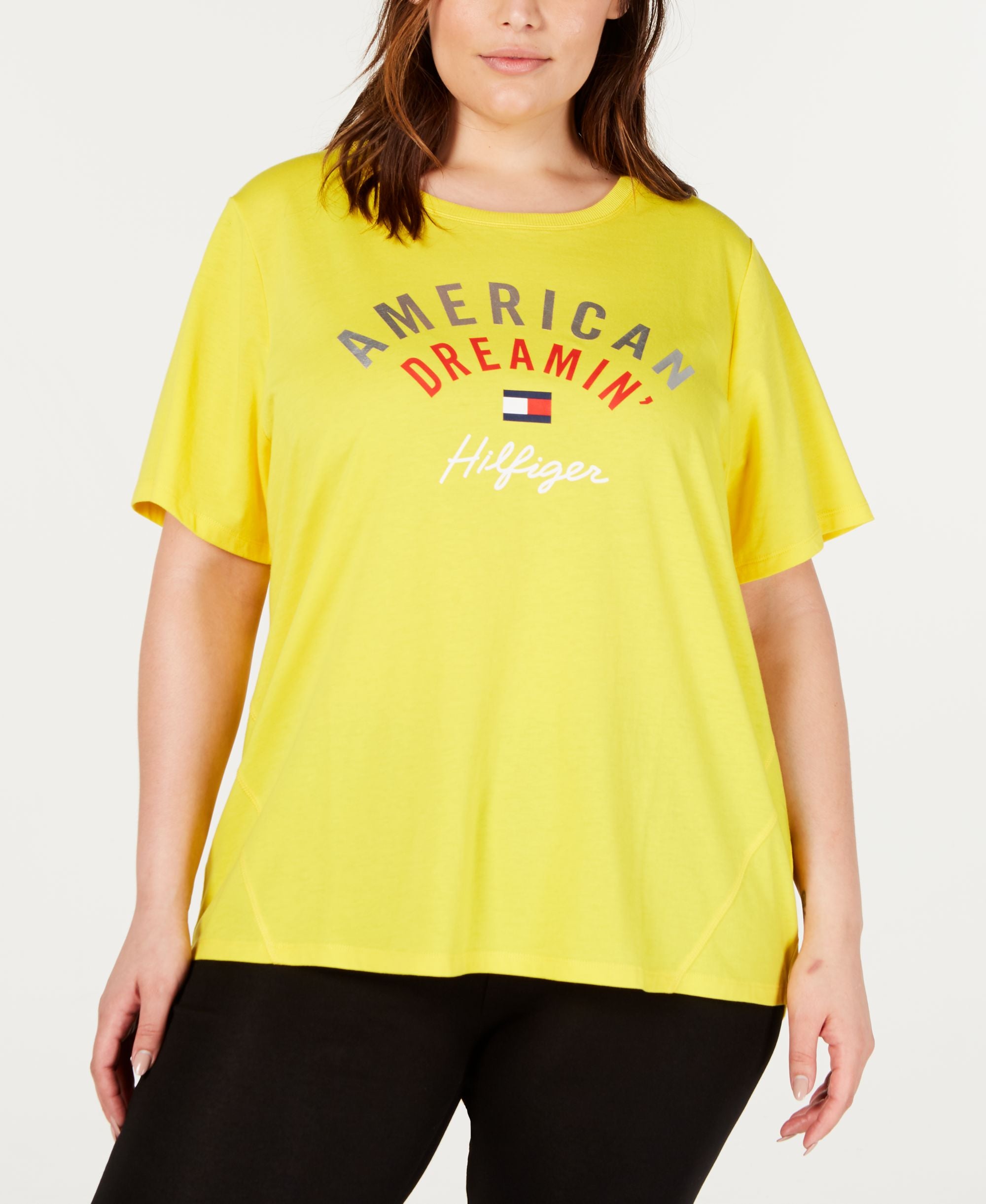 Tommy Hilfiger Sport Plus Size High Low Graphic T-Shirt