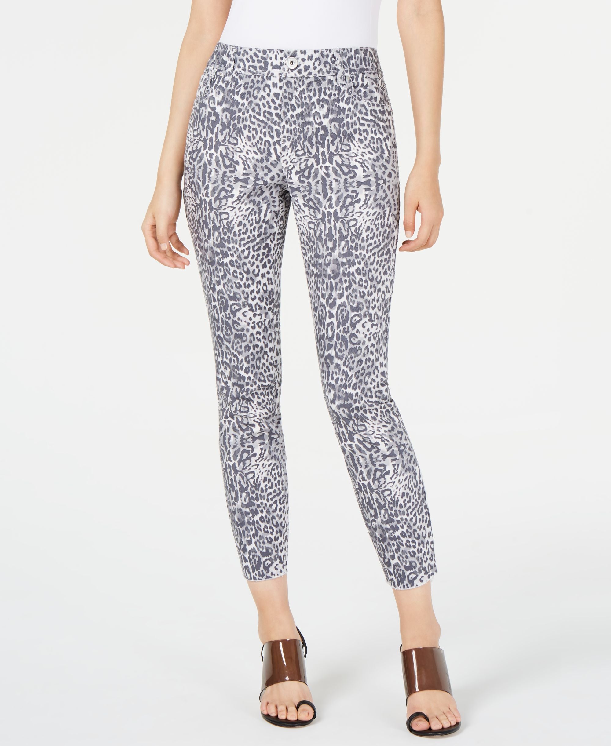 Animal Print Skinny Jeans