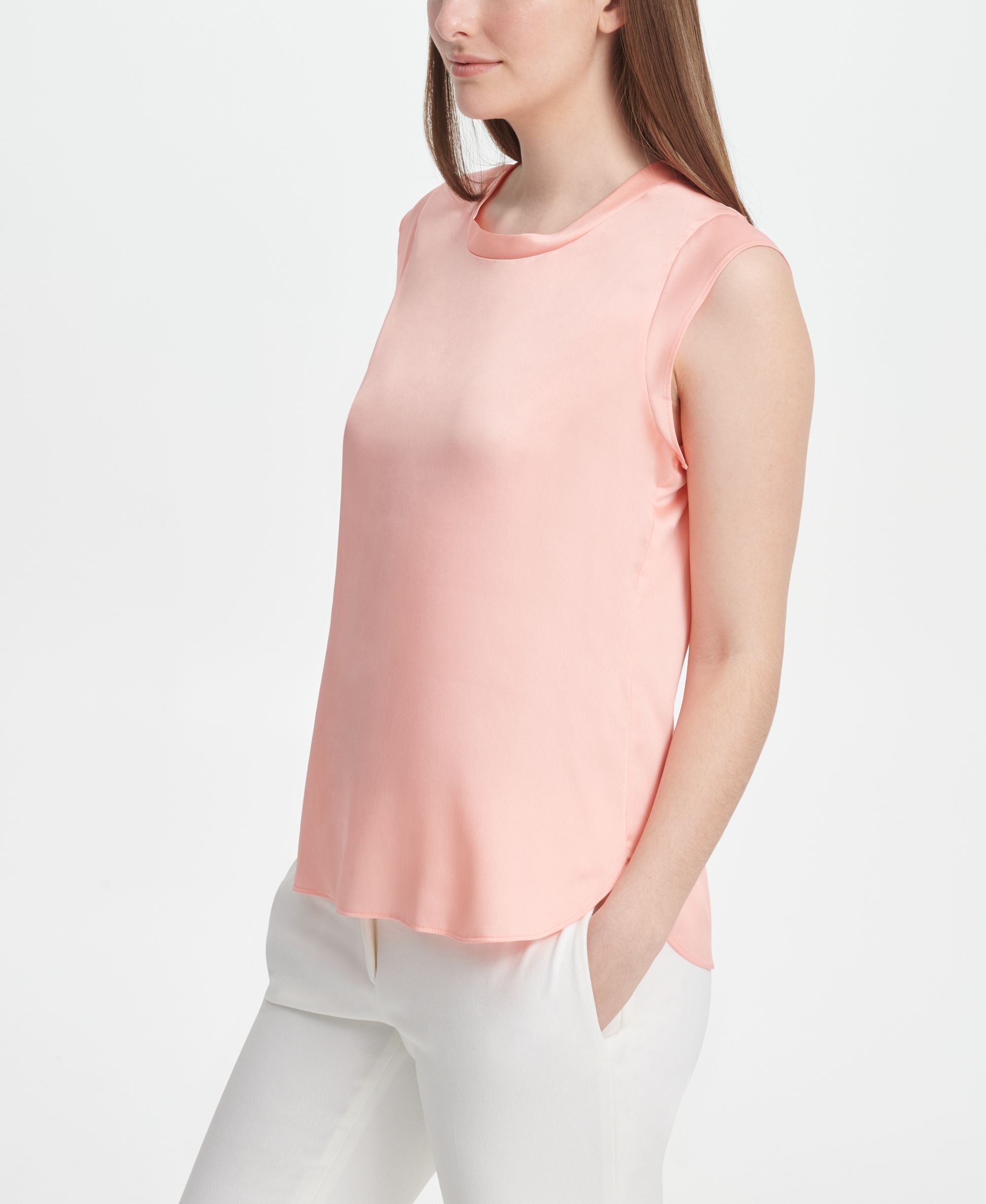 DKNY Flutter Sleeve Top