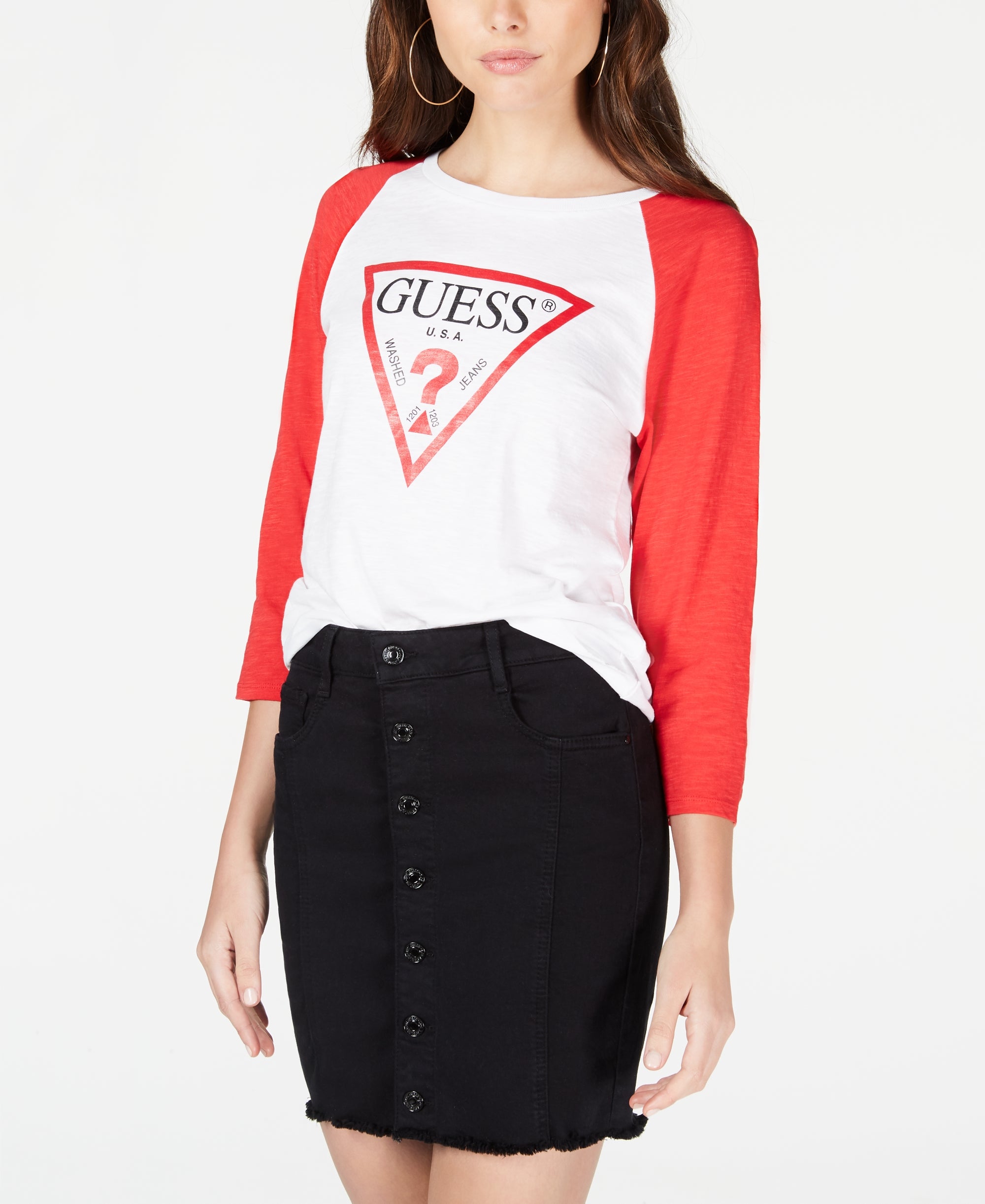 Cotton Graphic Baseball T-Shirt
