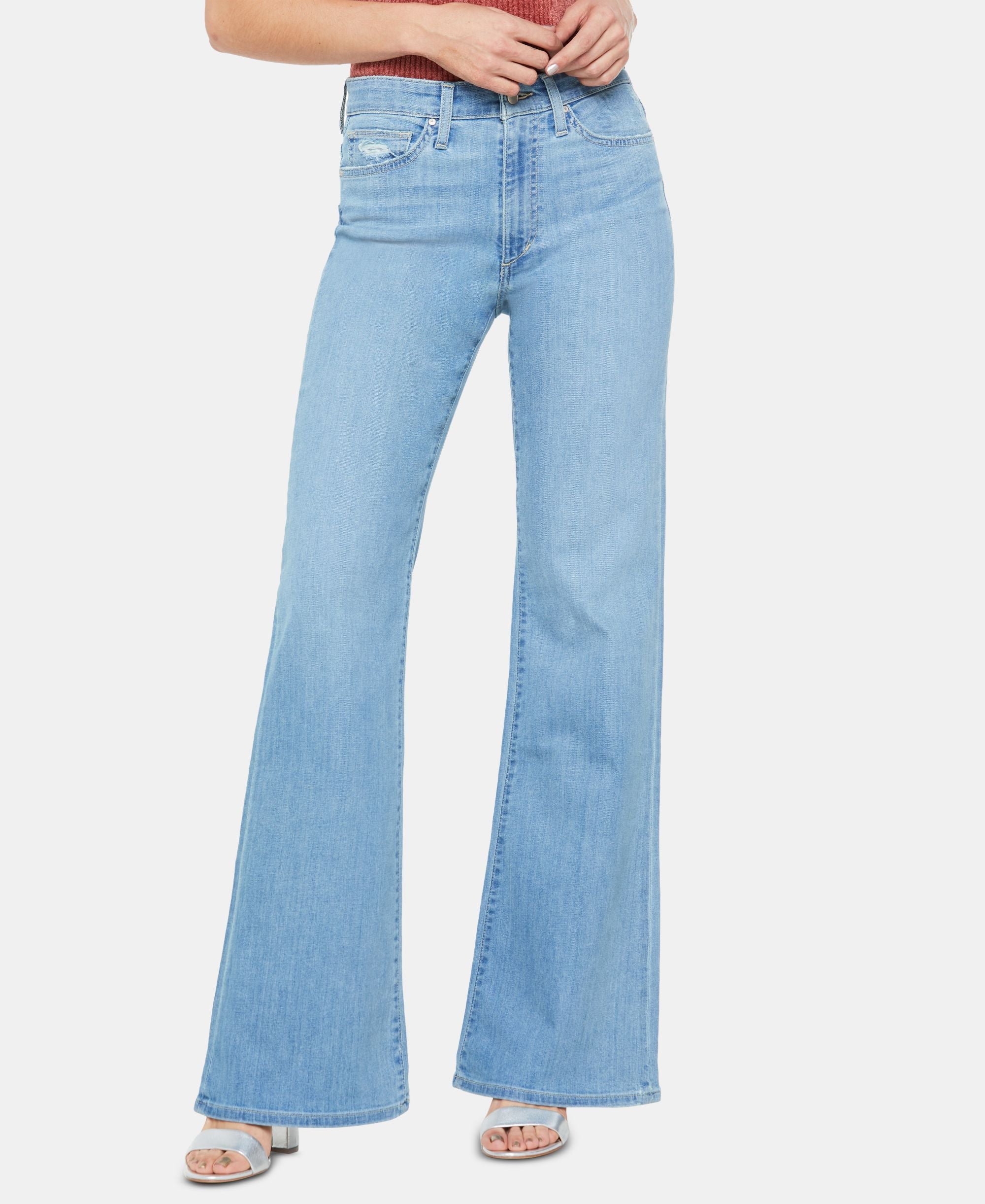 High-Rise Flare-Leg Jeans