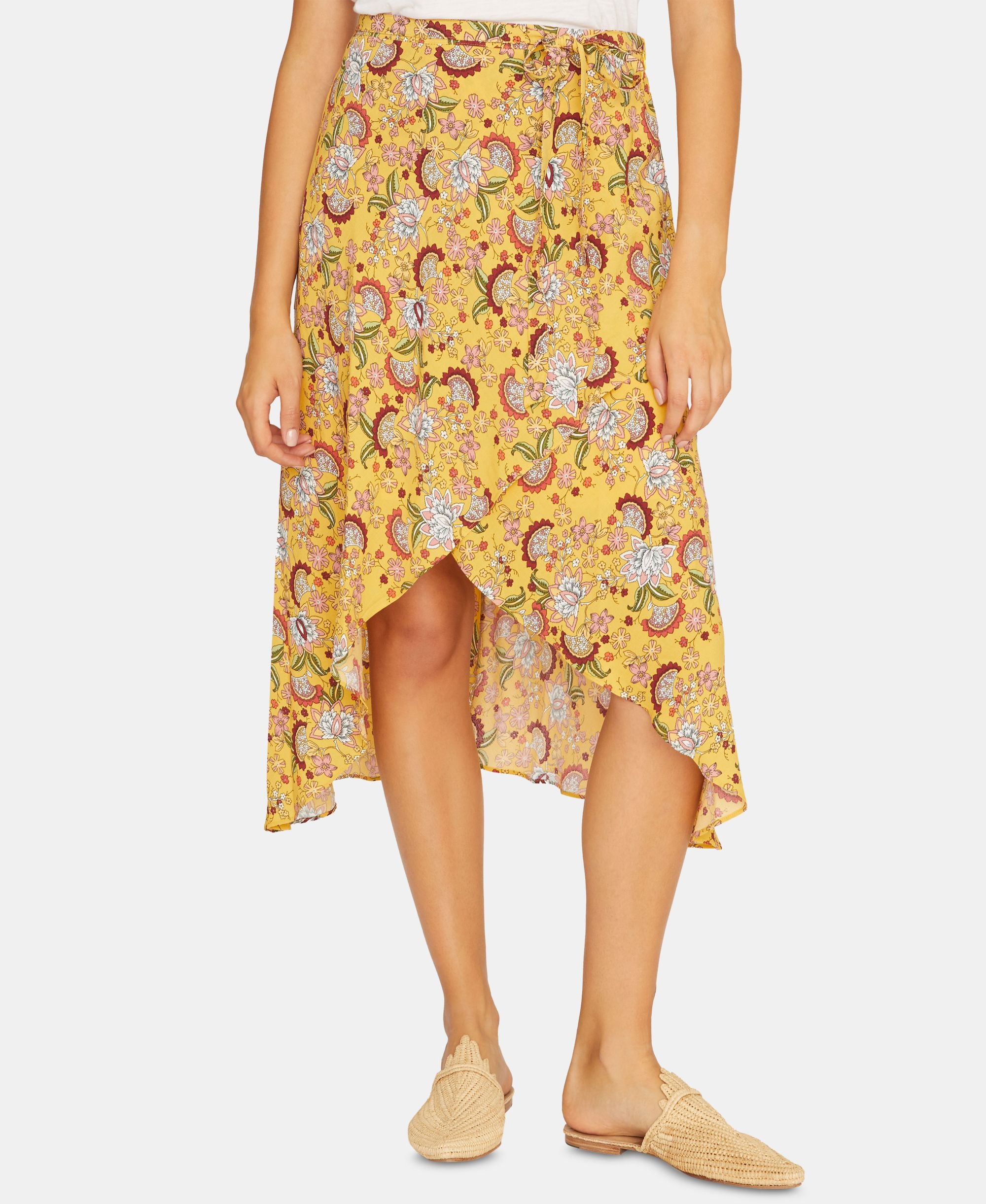 Sanctuary Jamie Printed Wrap Skirt
